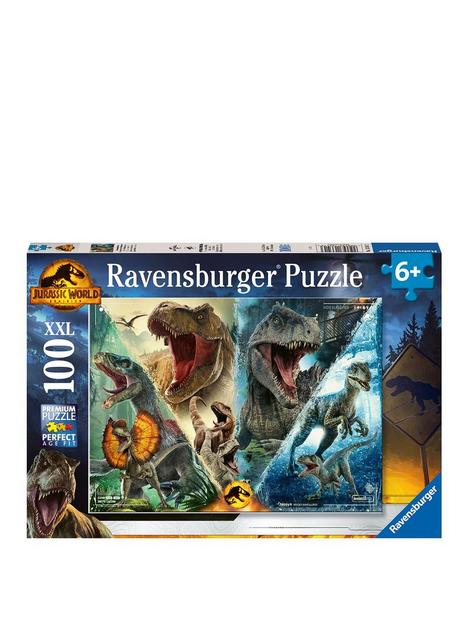 ravensburger-jurassic-world-dominion--nbspspecies-surveillance-xxl-100-piece-jigsaw-puzzle