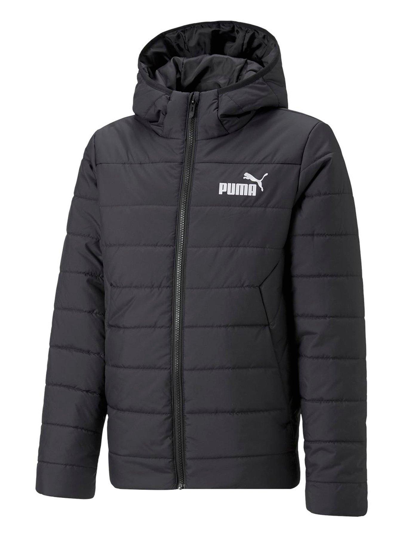 puma-unisex-essentials-hooded-padded-jacket-blackfront