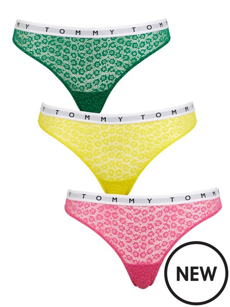 tommy-hilfiger-full-lace-thong-three-packnbsp--multi