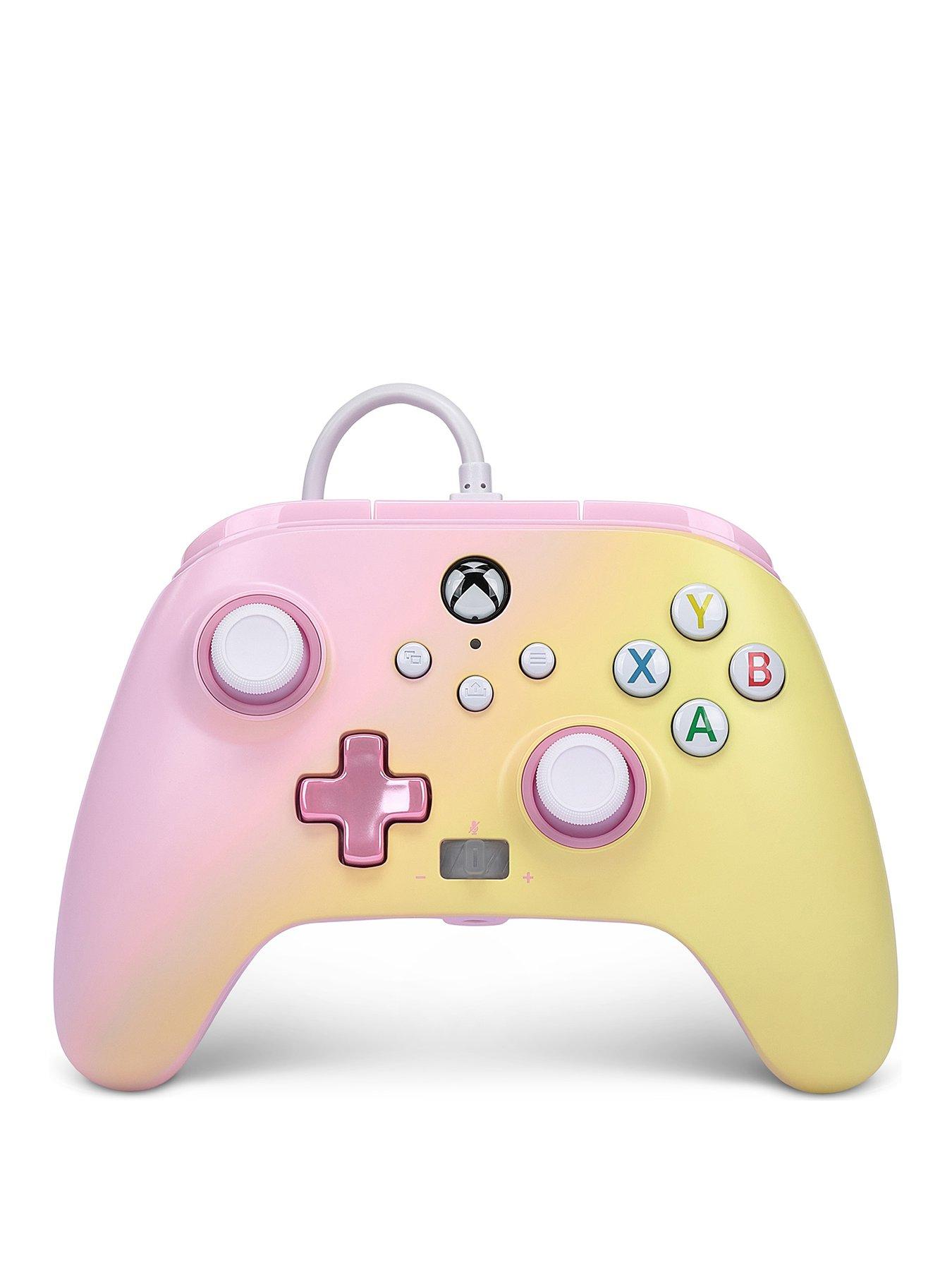 powera-enhanced-wired-controller-for-xbox-series-xs-pink-lemonadefront