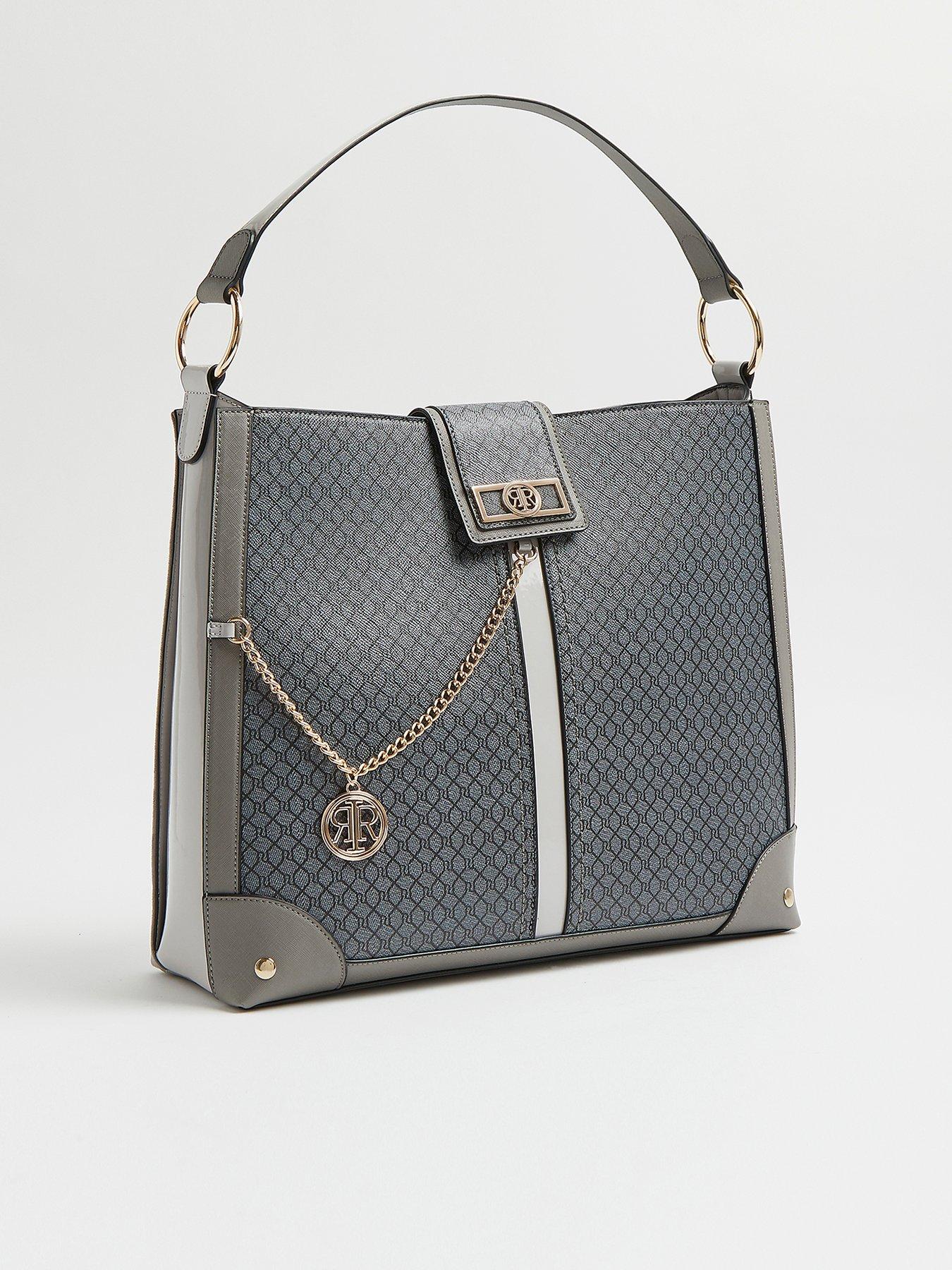 River Island Gray Bag atelieryuwa.ciao.jp