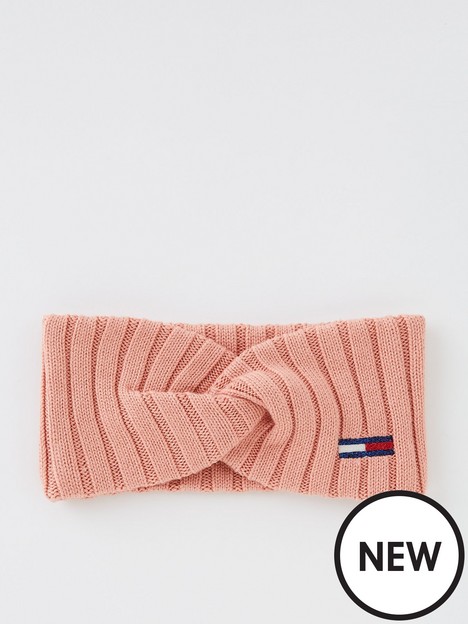 tommy-jeans-flag-headband-pink