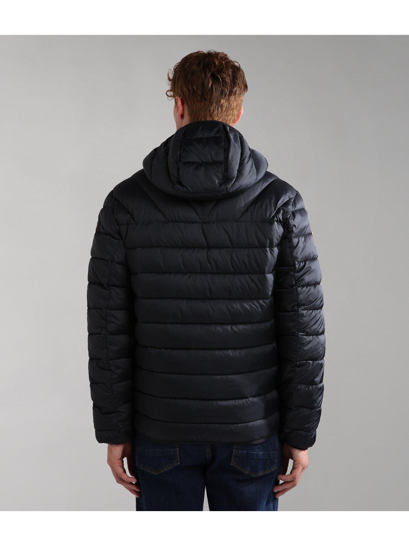 Napapijri aerons outlet hooded jacket black