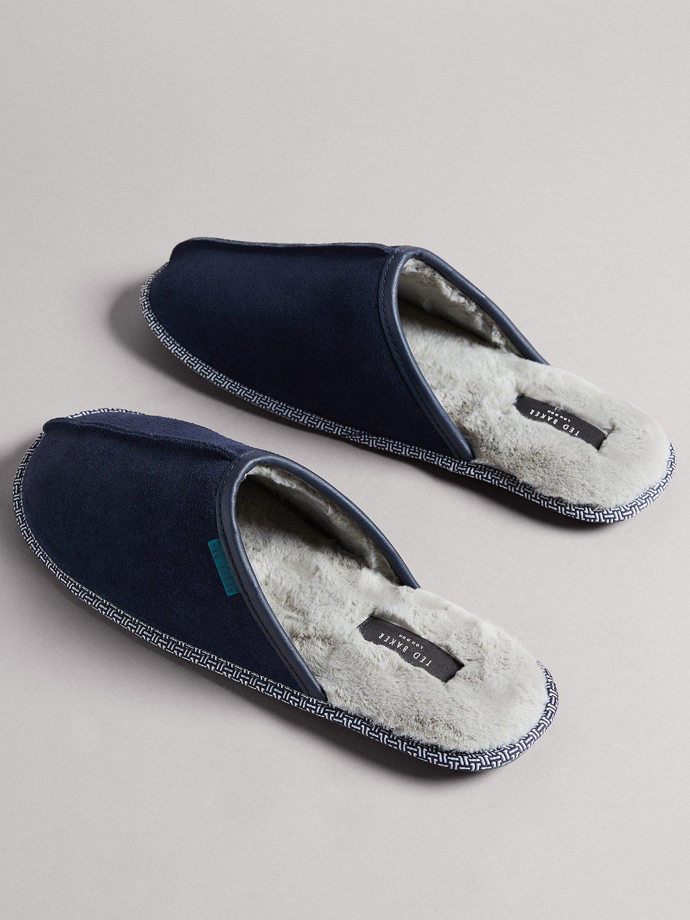 Ted Baker Ted Baker Petterr Suede Mule Slippers Navy Very Ireland