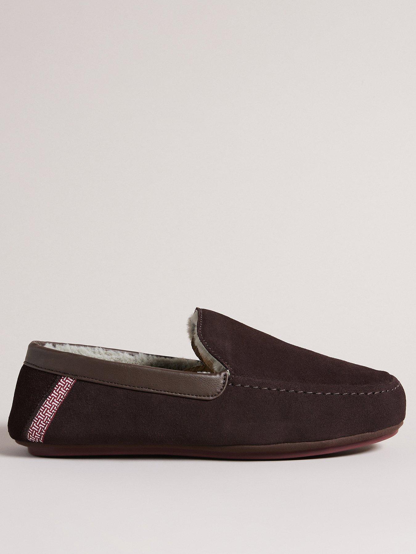 Ted Baker Vallant Moccasin Slippers Brown Very Ireland