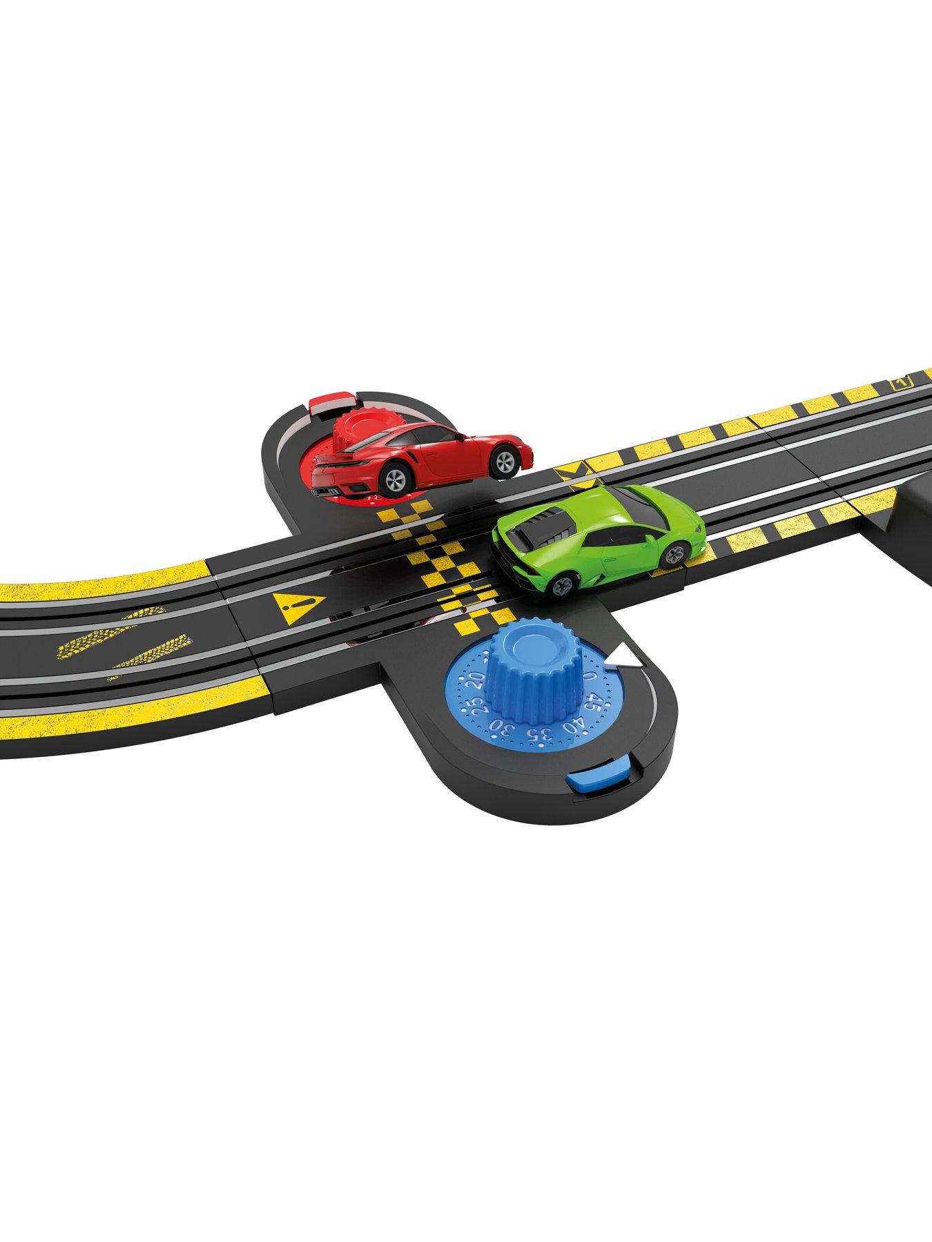 Image 3 of 6 of Scalextric Micro Scalextric Super Speed Race Set - Lamborghini vs Porsche - Battery Powered Set