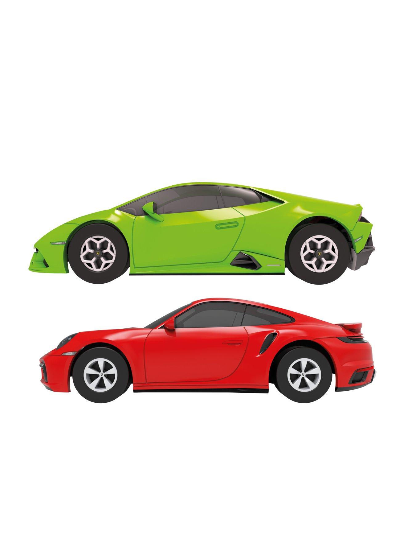Image 4 of 6 of Scalextric Micro Scalextric Super Speed Race Set - Lamborghini vs Porsche - Battery Powered Set