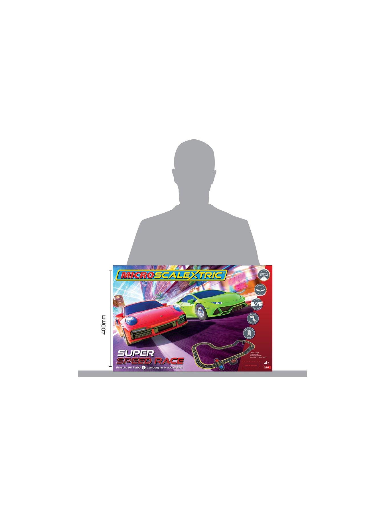 Image 6 of 6 of Scalextric Micro Scalextric Super Speed Race Set - Lamborghini vs Porsche - Battery Powered Set