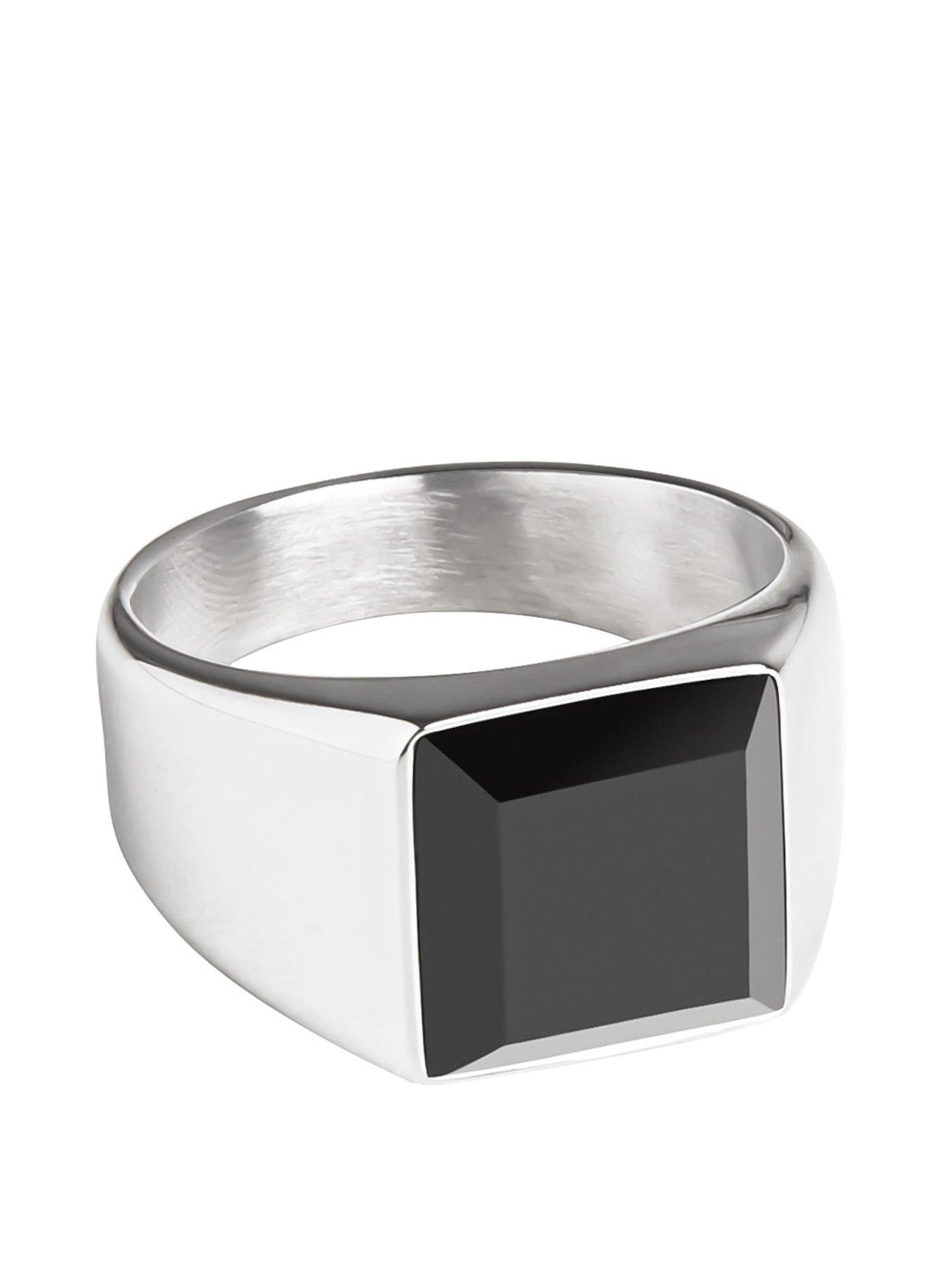 Square deals silver ring