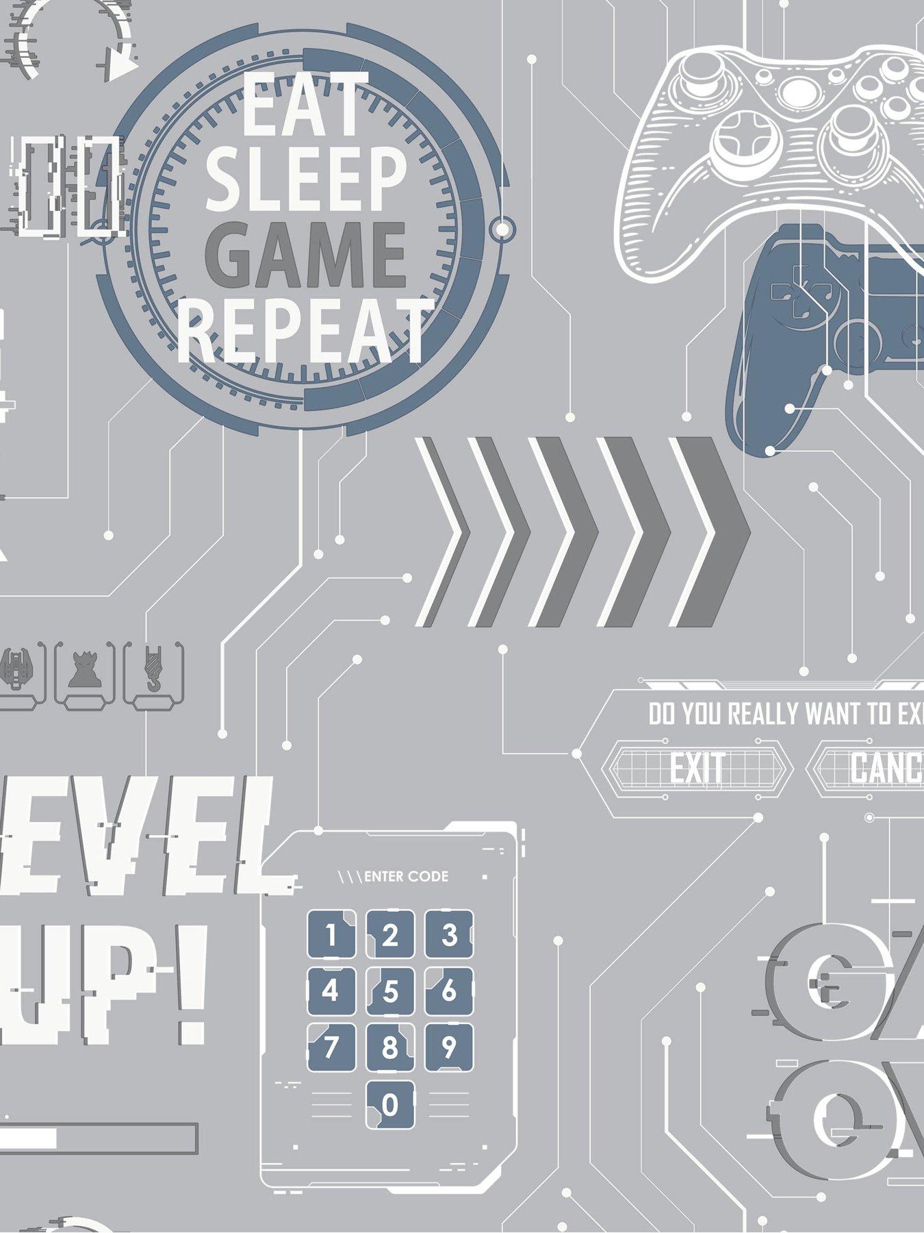 Image 2 of 3 of Fresco Game Over Wallpaper&nbsp;