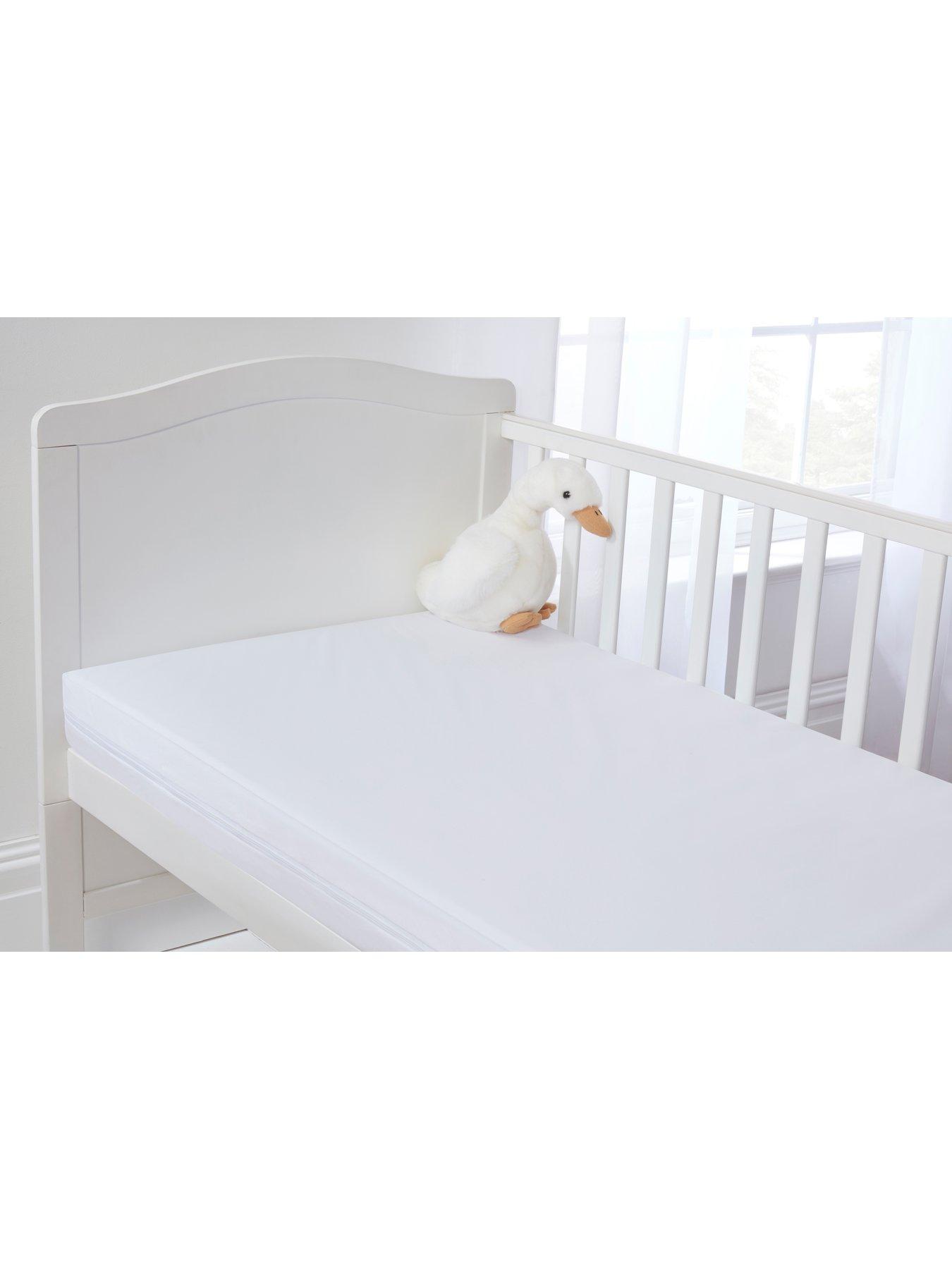 Clair De Lune Micro Fresh Waterproof Cot Bed Mattress Protector