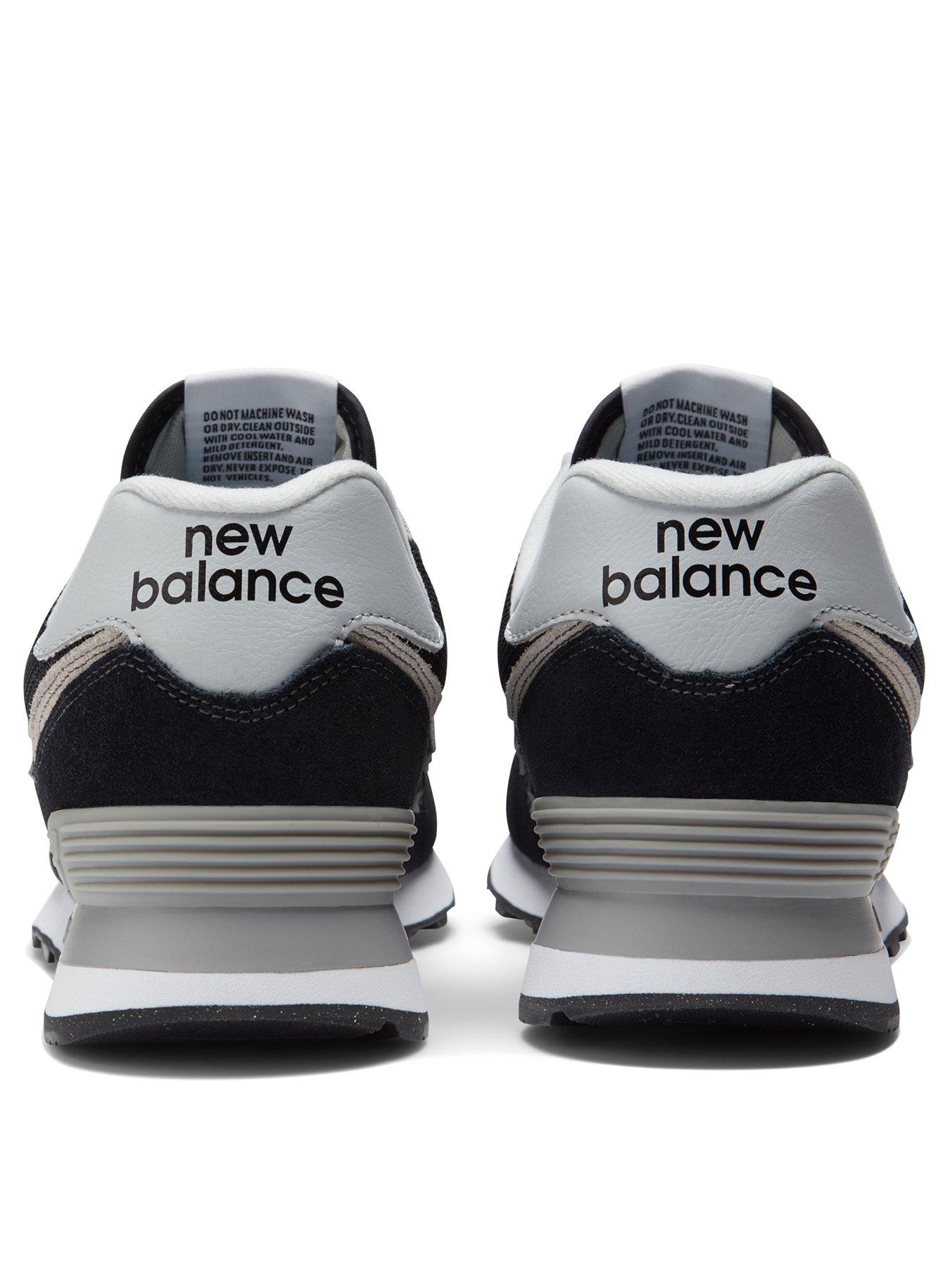 Image 2 of 6 of New Balance Mens 574 Trainers - Black
