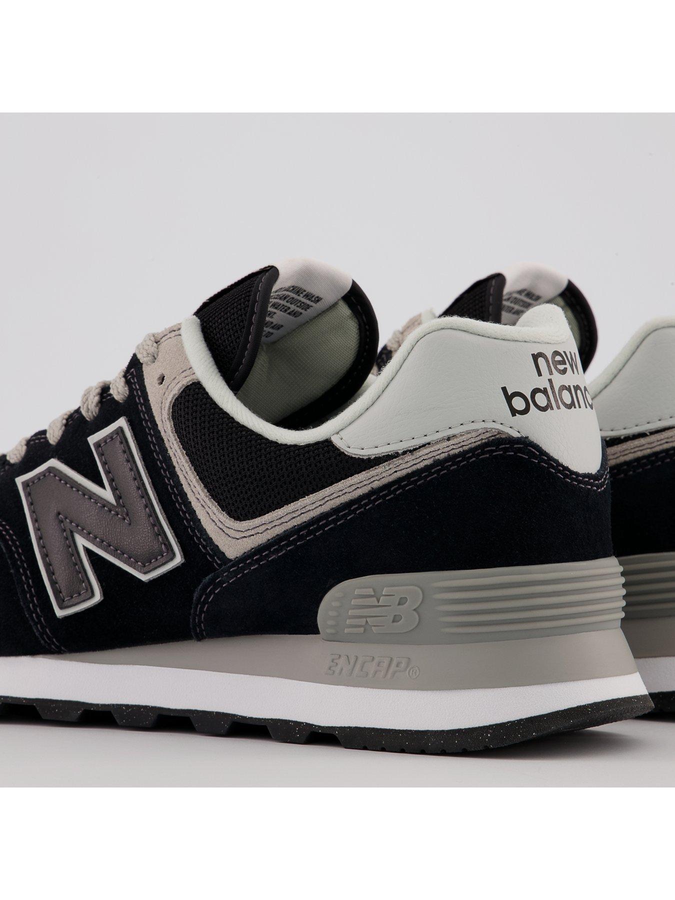 Image 6 of 6 of New Balance Mens 574 Trainers - Black