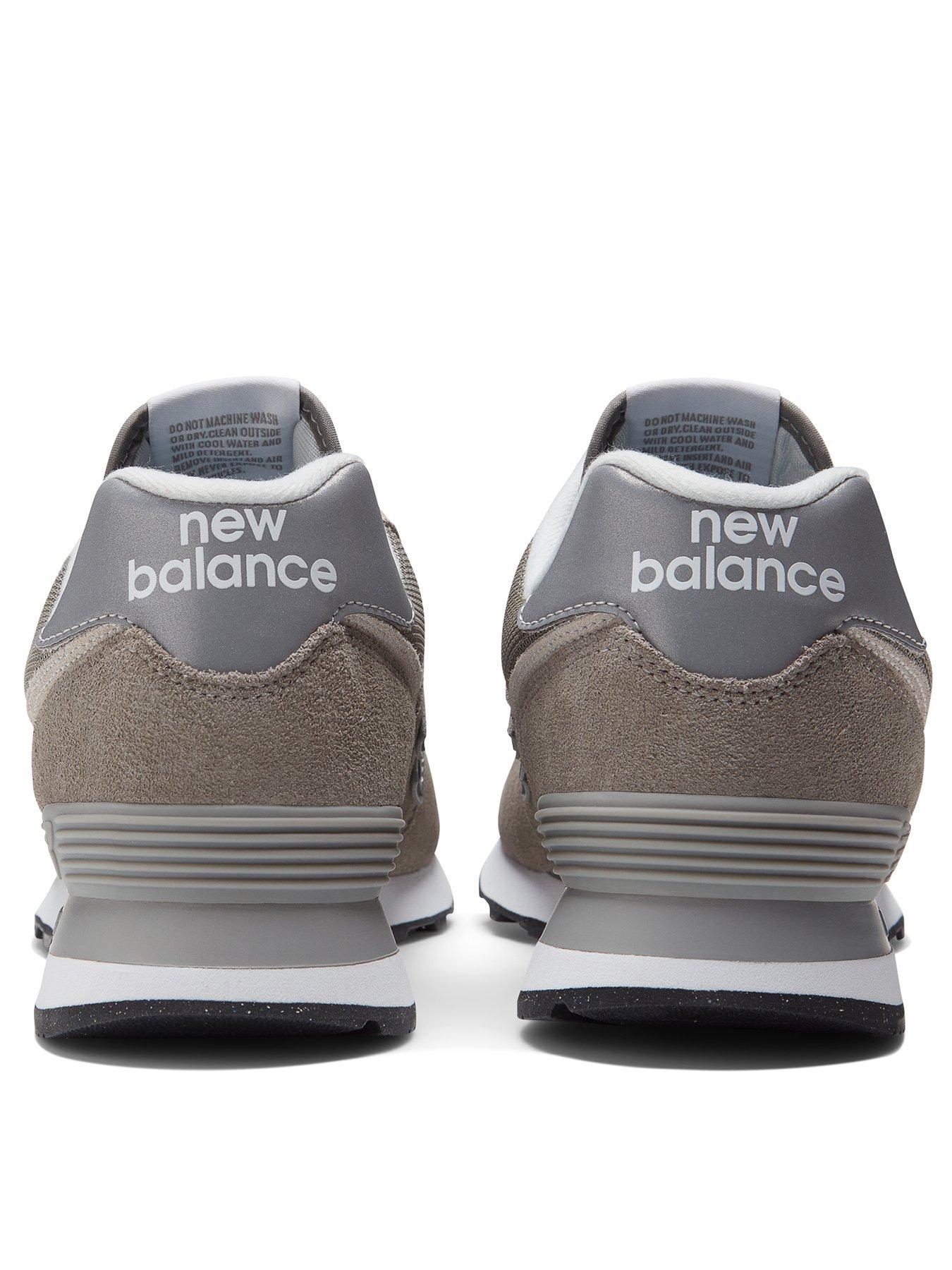 New balance 574 grey cheap and white