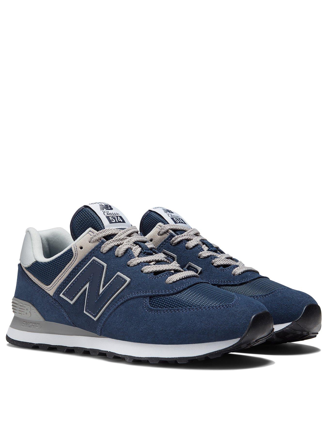 New Balance Mens 574 Trainers - Navy