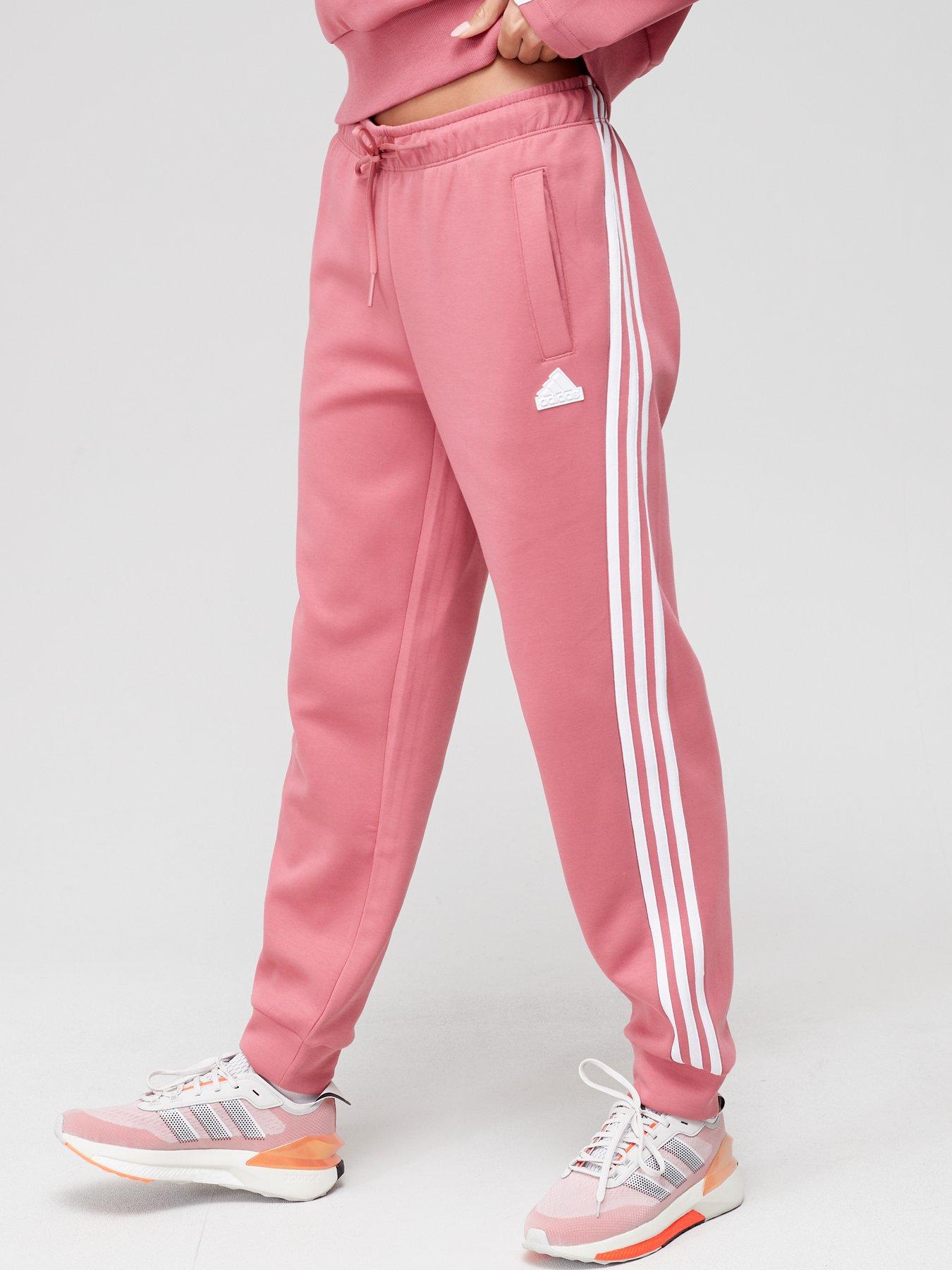 Pink joggers online adidas