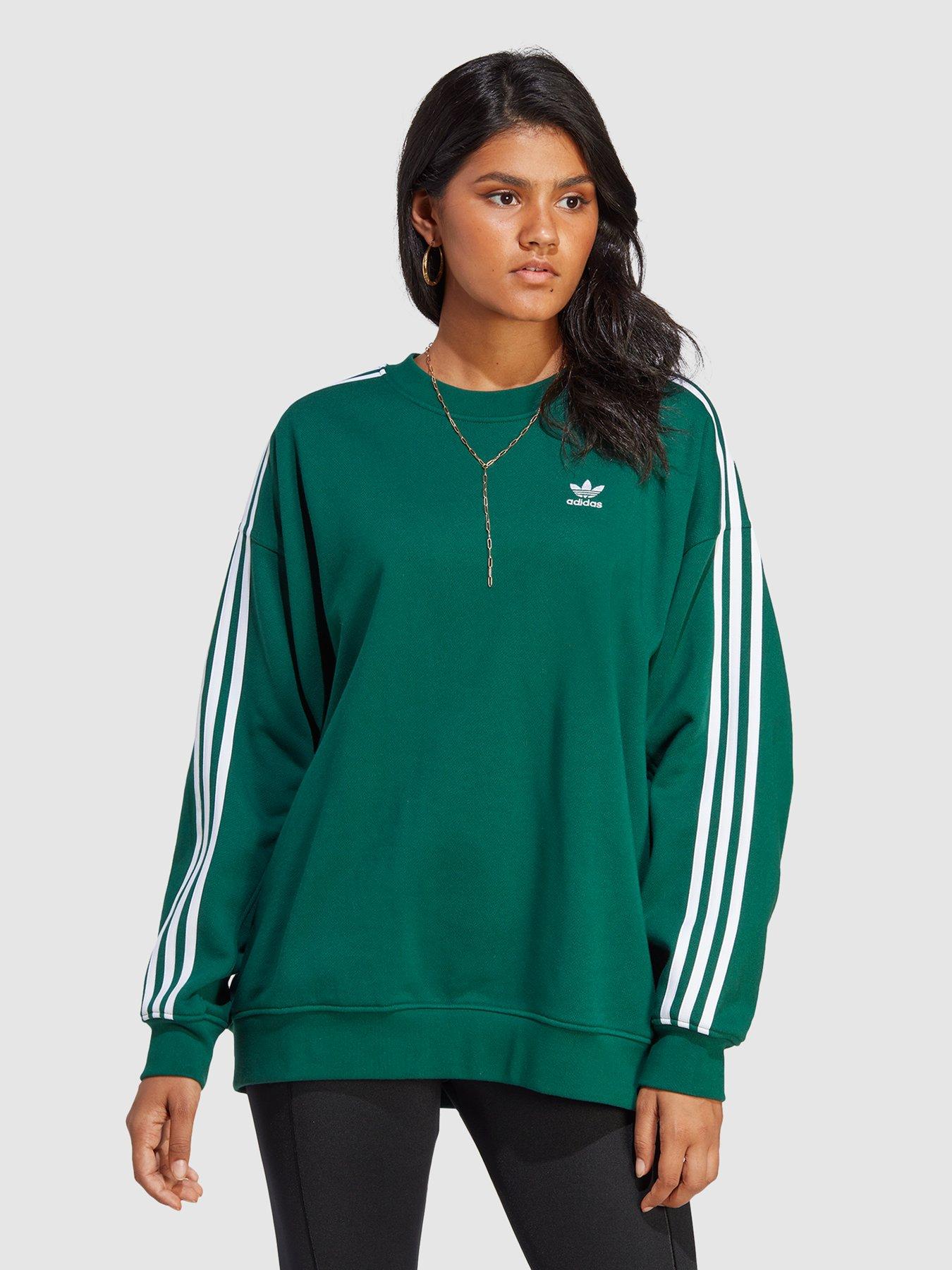 Adidas on sale green sweatshirt