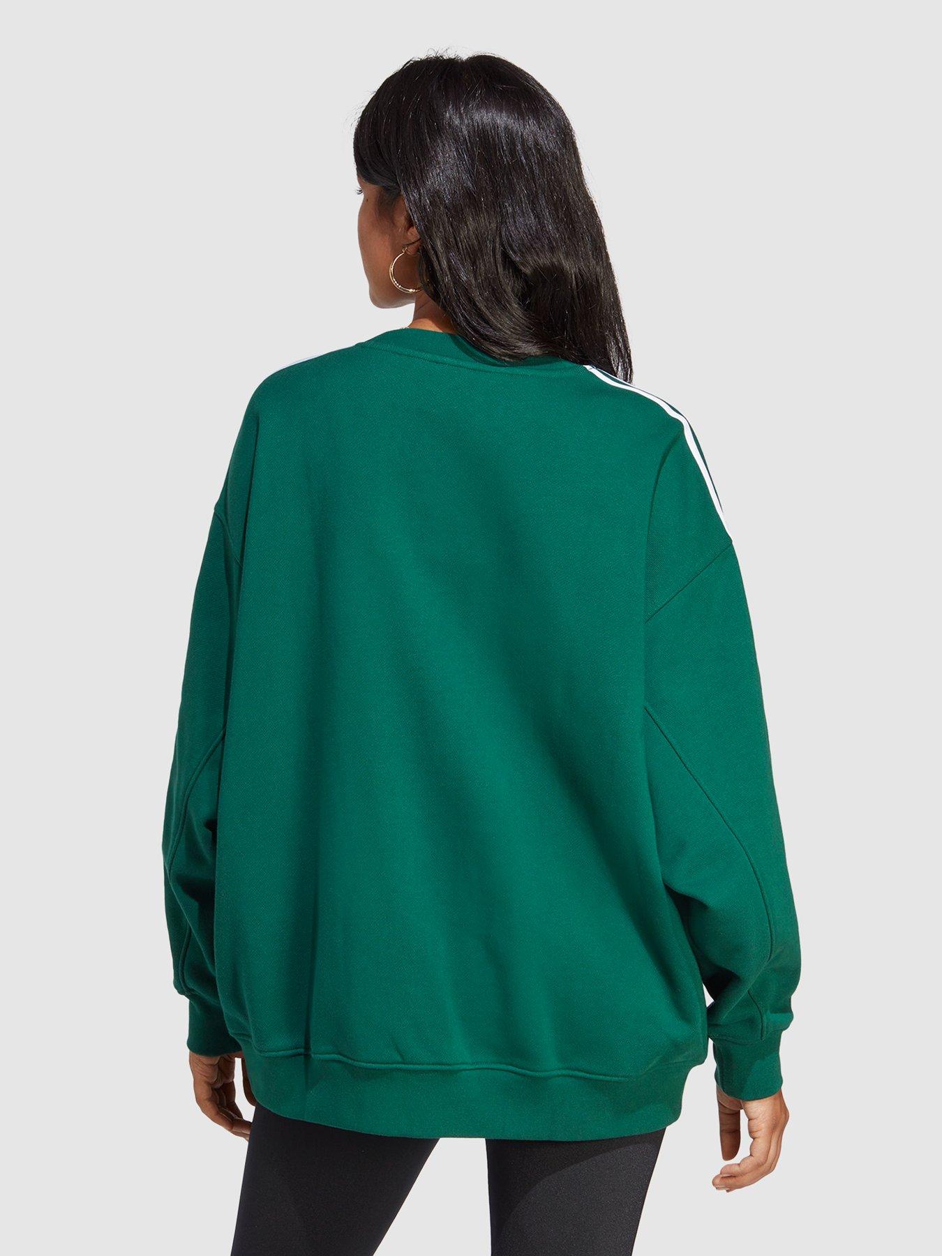 Adidas dark cheap green sweatshirt