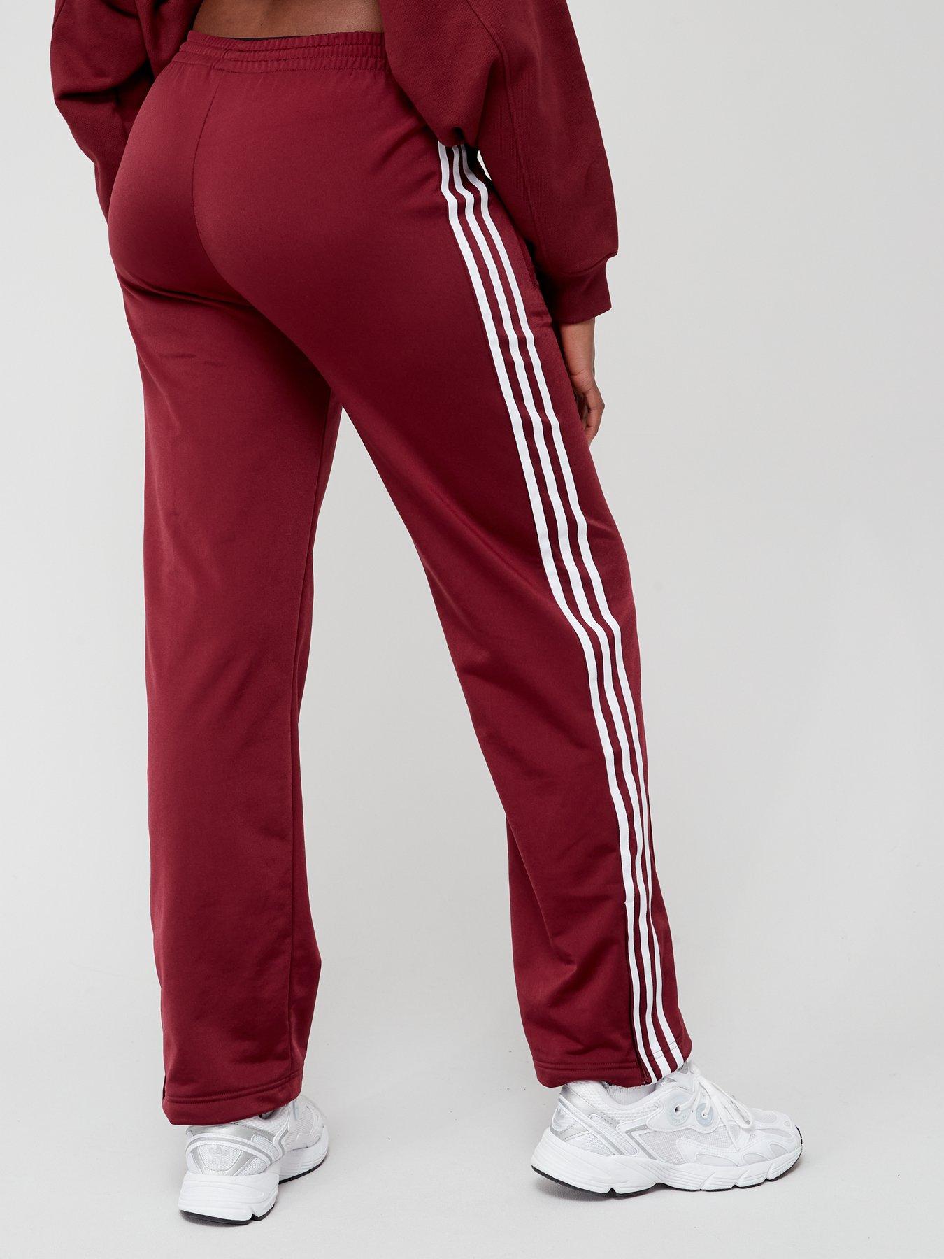 Adidas originals adibreak popper track pants in clearance maroon