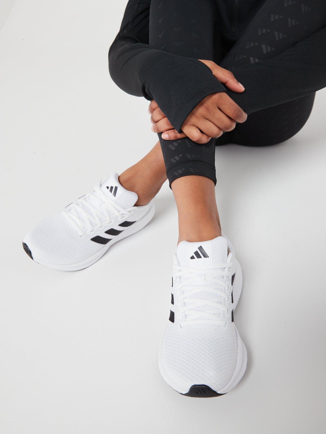 New adidas white store trainers