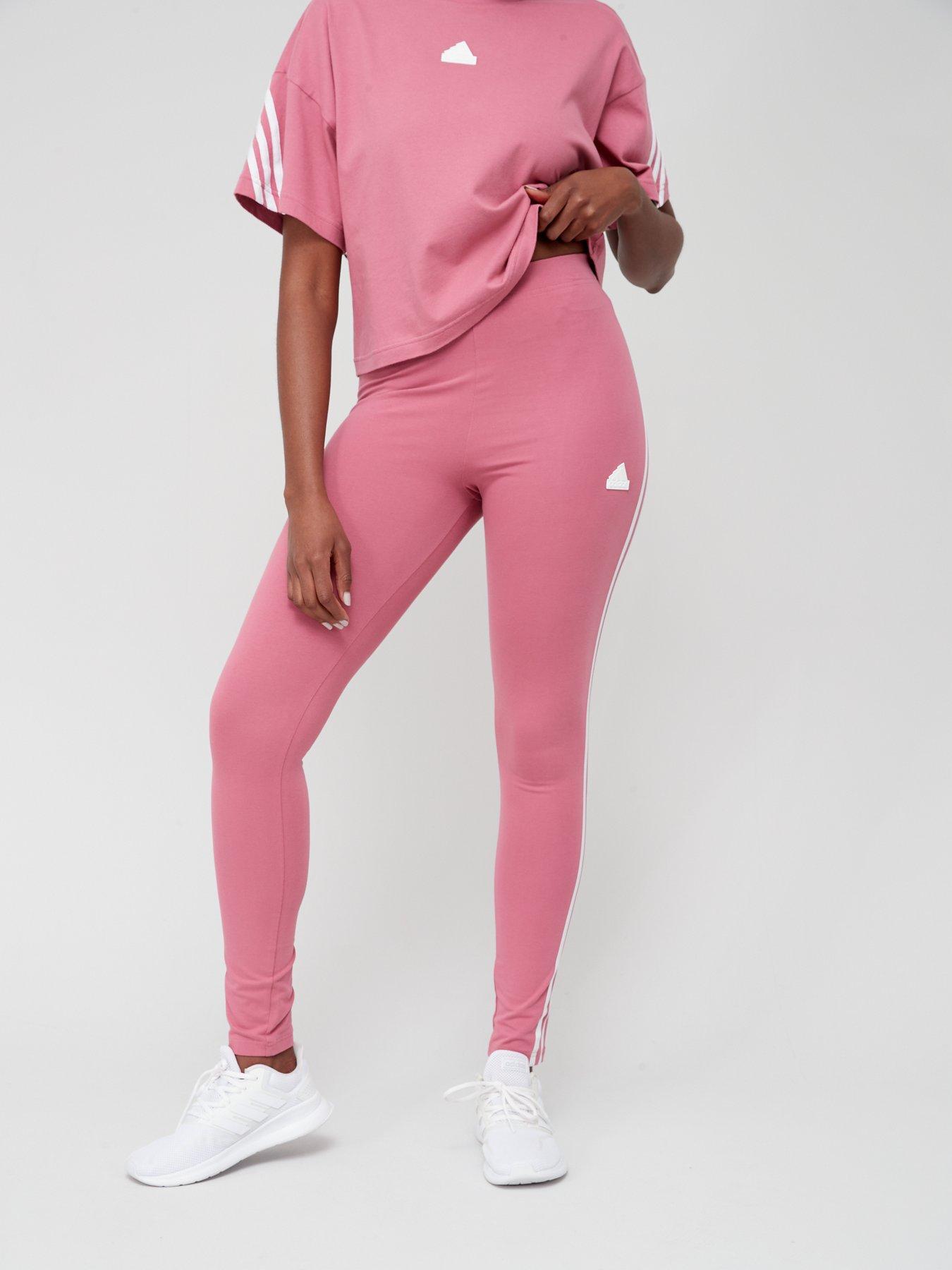 Women's Pink adidas Leggings