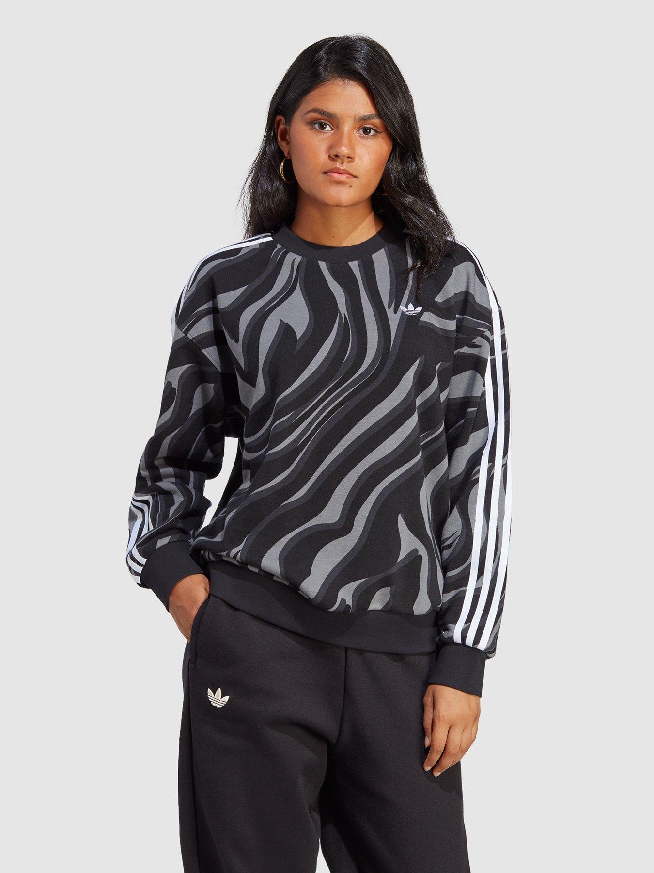 Adidas Originals 'Animal Abstract' Leggings In Brown With Zebra Print for  Women