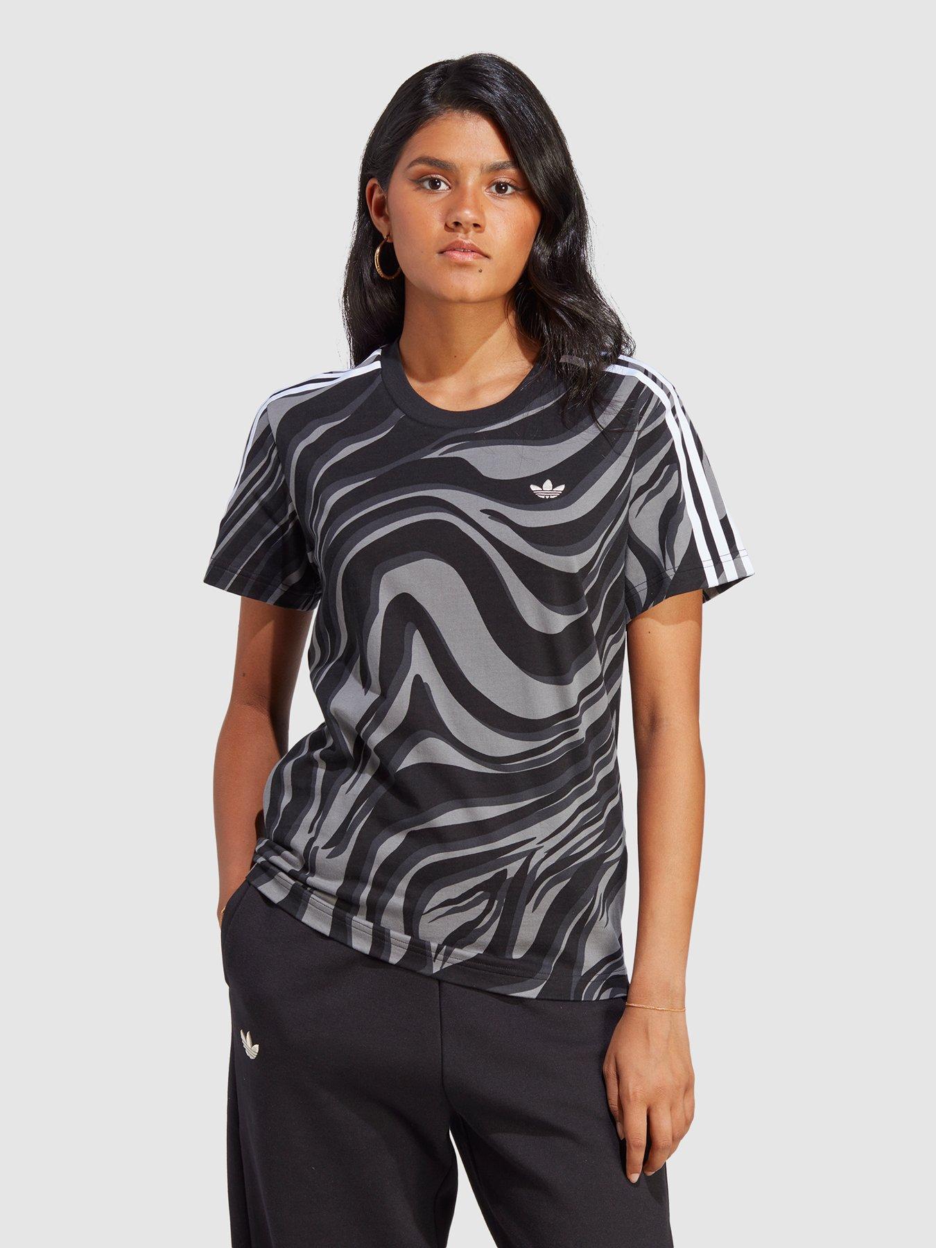 adidas Originals All Over Print T Shirt Black Very Ireland