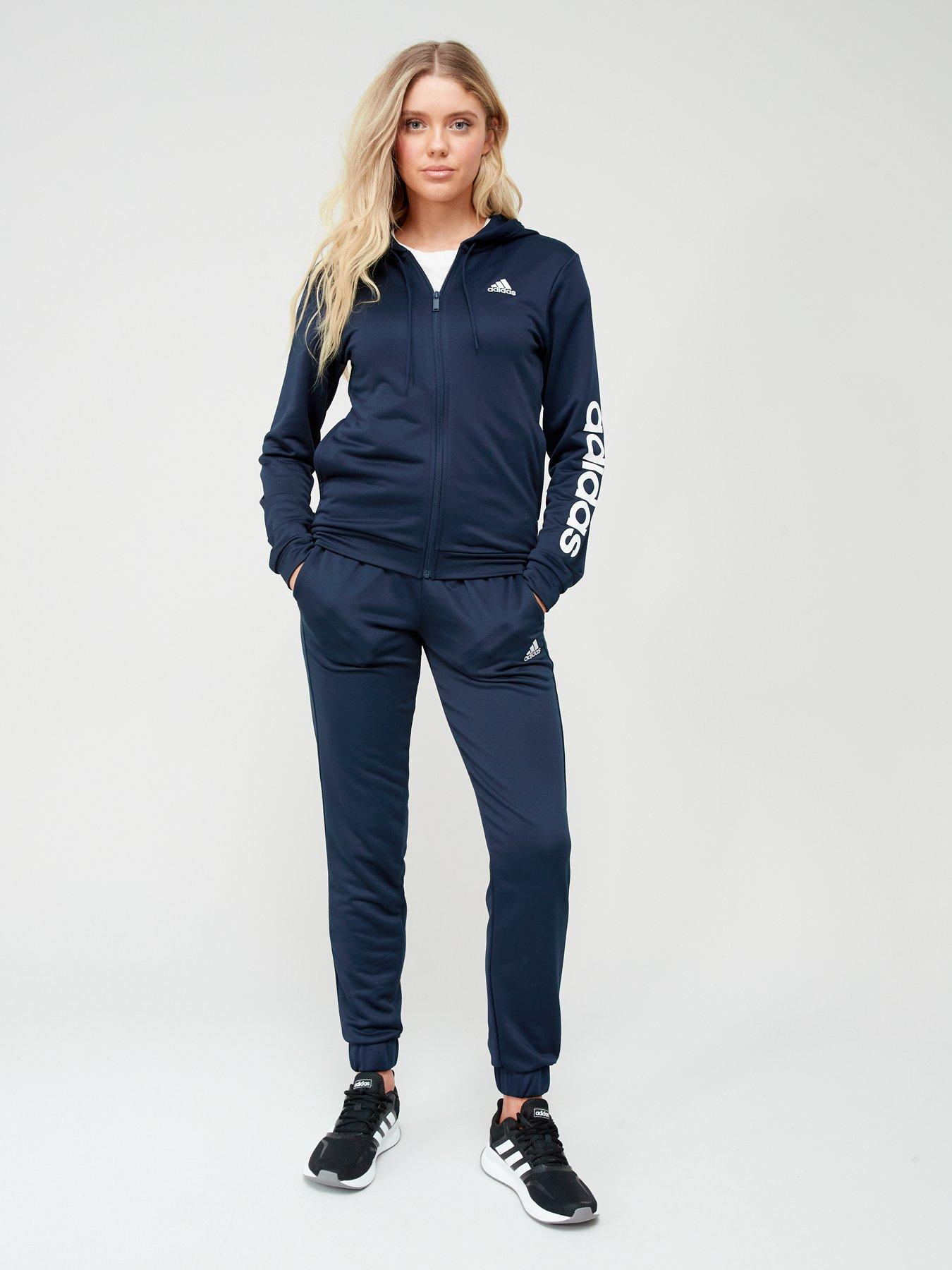 Womens blue cheap adidas tracksuit