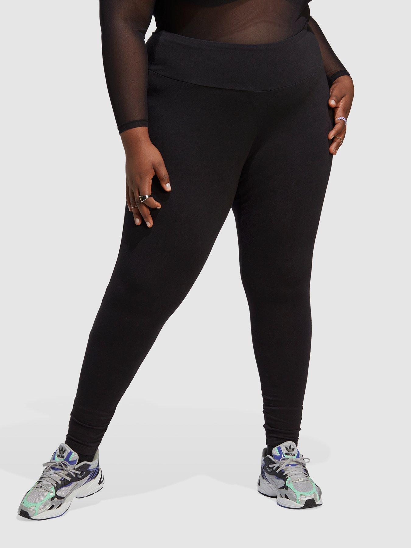 Nike Women's Swoosh Running Leggings Tights Black/White Size