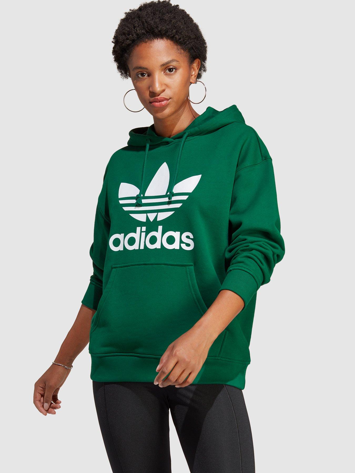 adidas Originals Trefoil Sweatshirt - Dark Green | Very Ireland