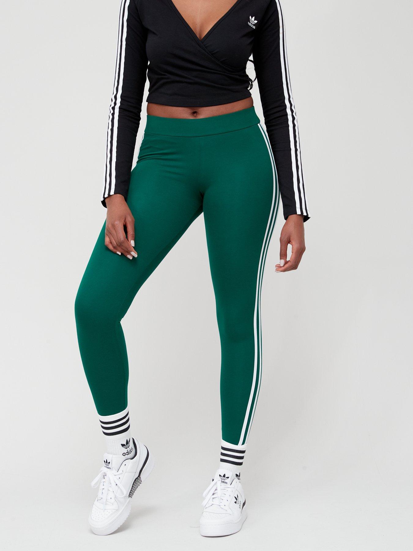 ADIDAS Trefoil Green Womens Leggings - GREEN