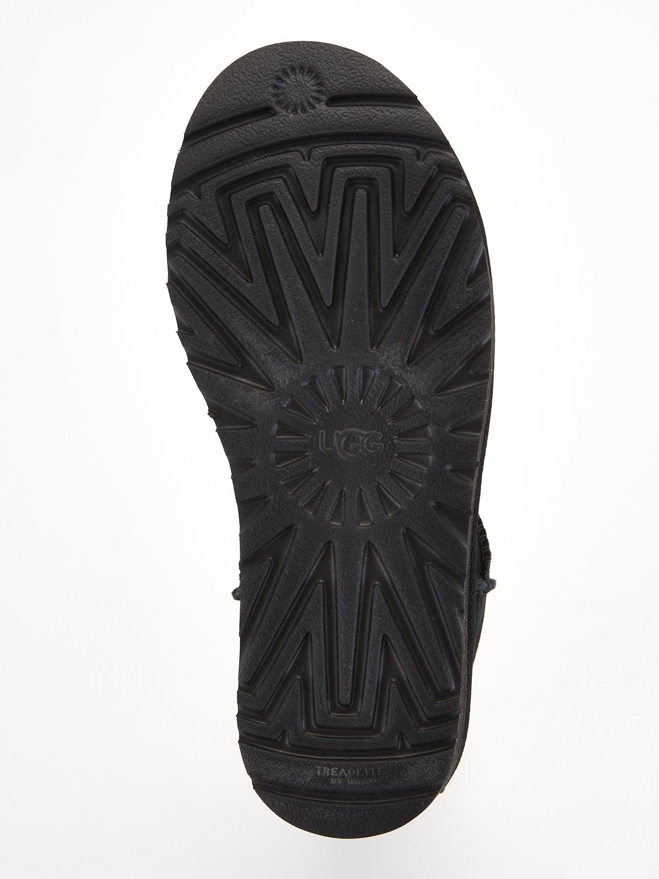 Image 5 of 6 of UGG Classic Ultra Mini Platform Ankle Boots - Black