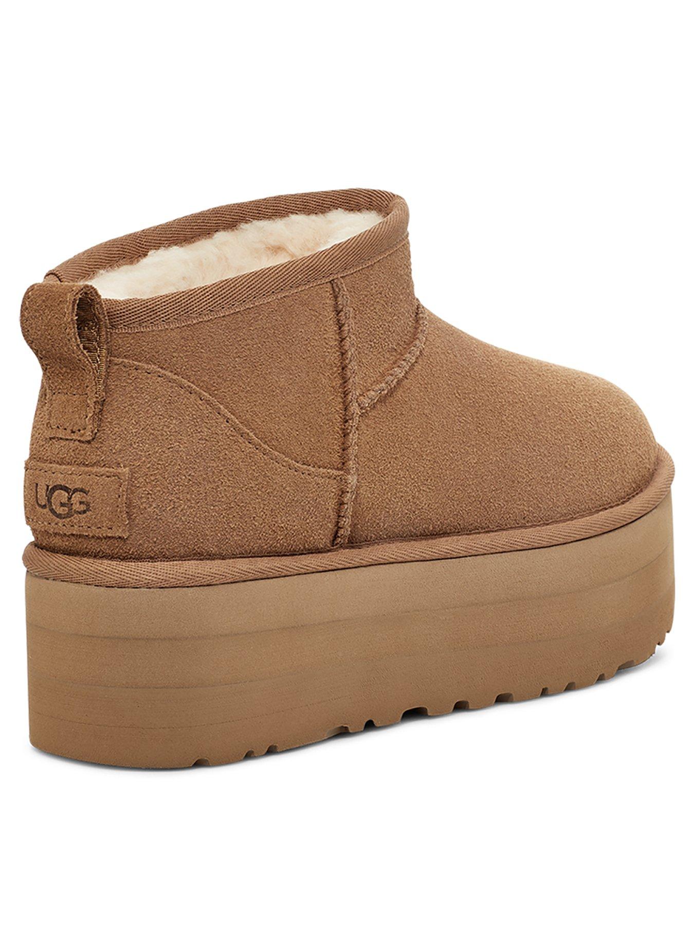 UGG Classic Ultra Mini Platform Ankle Boots Chestnut Very Ireland