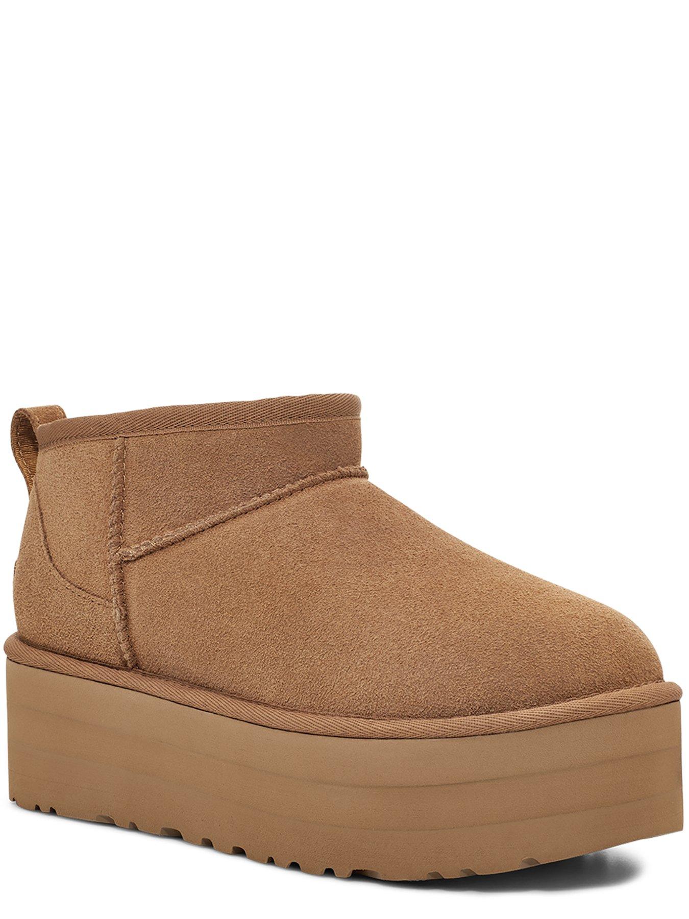 Image 3 of 5 of UGG Classic Ultra Mini Platform Ankle Boots - Chestnut