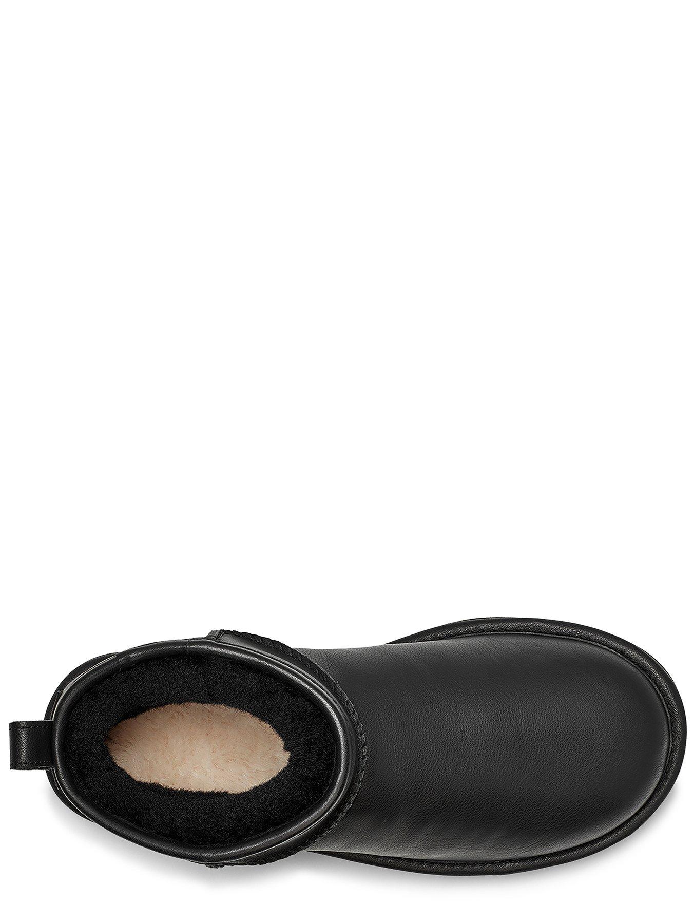 ugg-classic-ultra-mini-leather-ankle-boots-blackoutfit