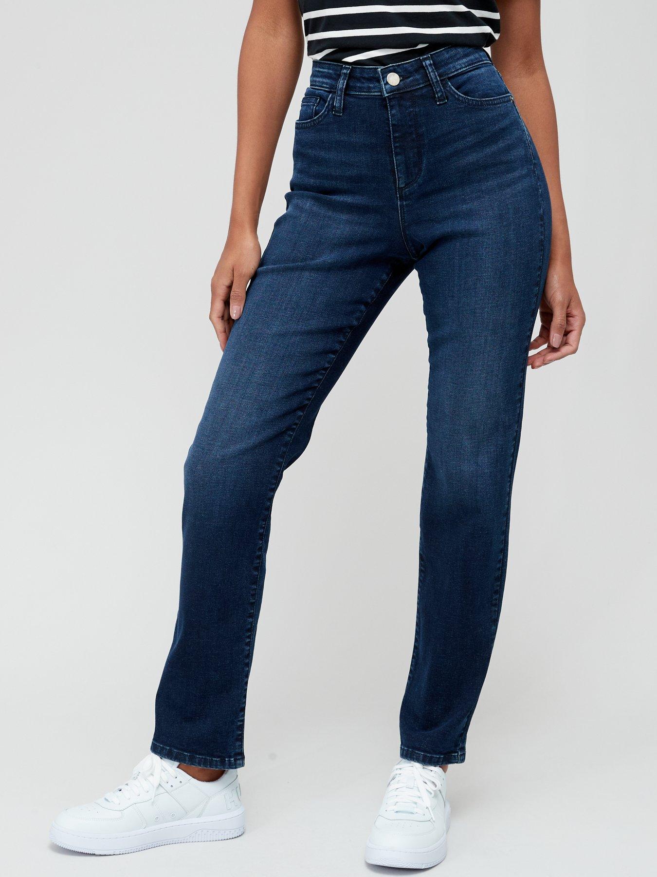 Black Waist Enhance Quinn Bootcut Jeans