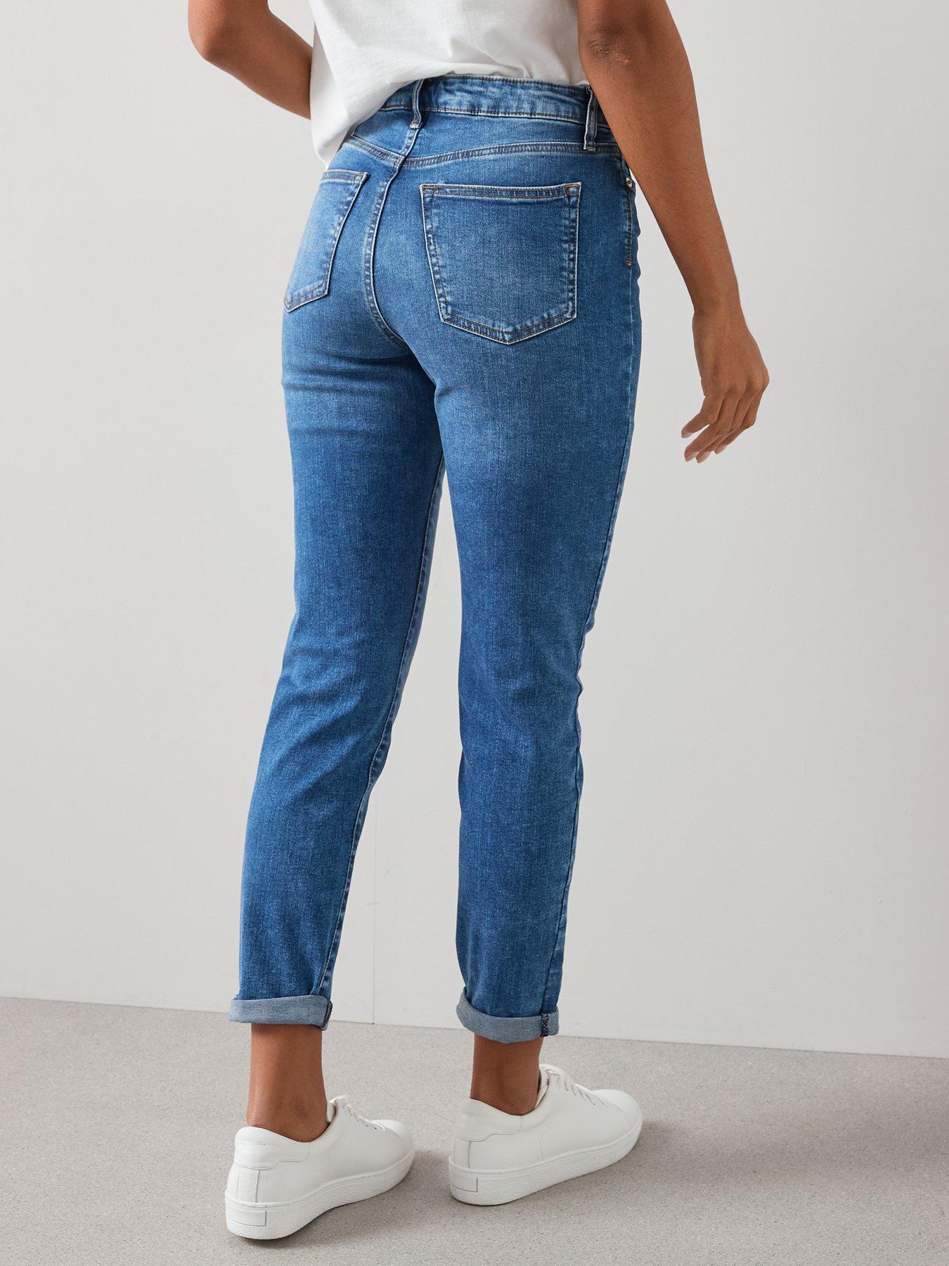 Image 2 of 7 of The Very Collection Relaxed Skinny Jean - Mid Wash