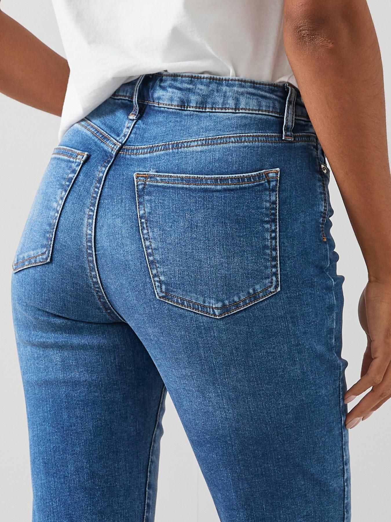 Image 5 of 7 of The Very Collection Relaxed Skinny Jean - Mid Wash