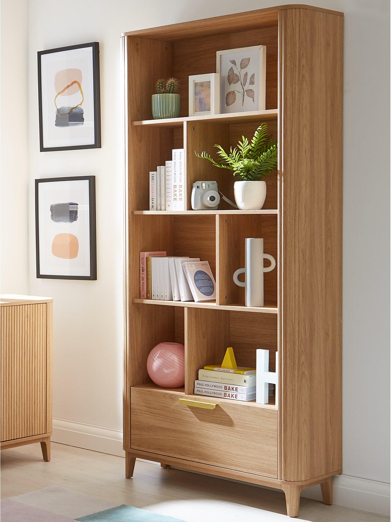 very-home-carina-bookcase-oak