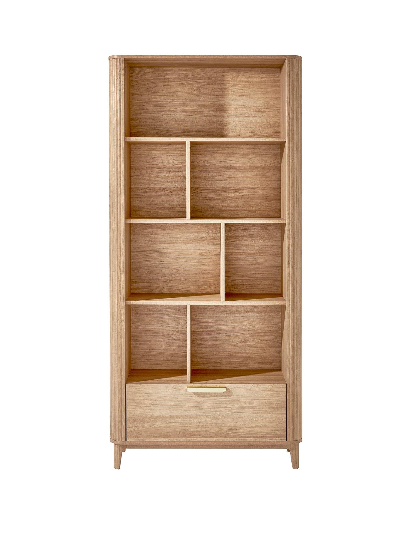 very-home-carina-bookcase-oakstillFront