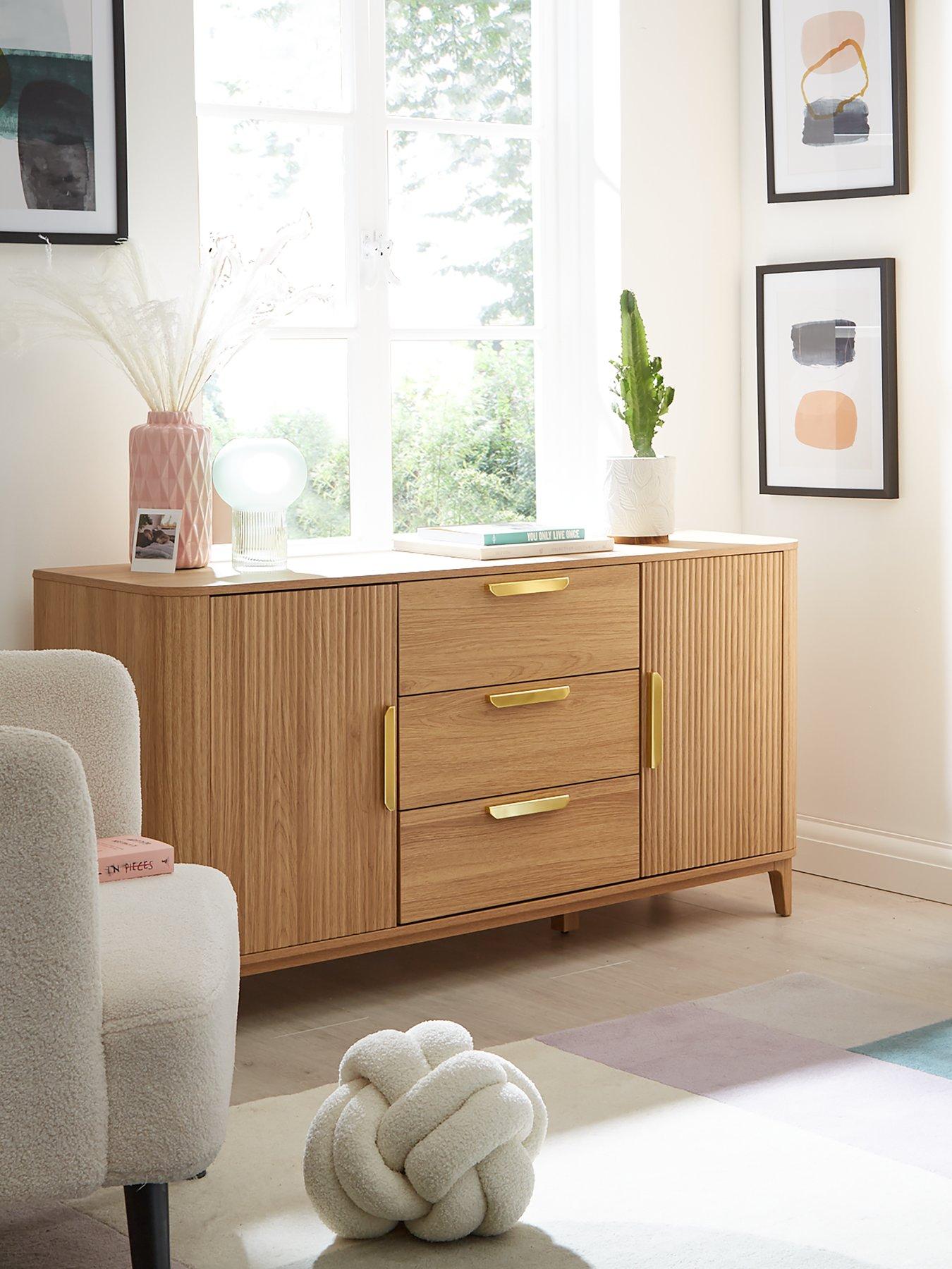Image 1 of 6 of The Very Collection Carina Large Sideboard - Oak - FSC&reg; Certified