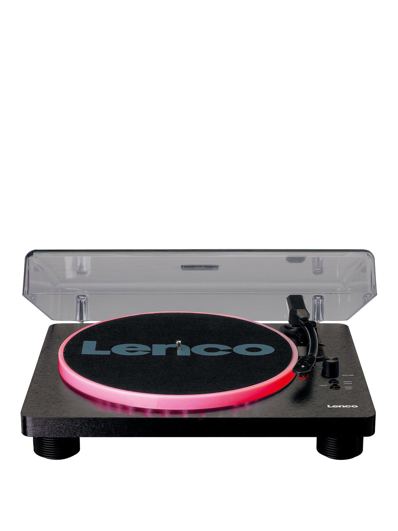 Image 1 of 6 of Lenco LS-50LED - Turntable with Speakers, Lights and Music Digitisation