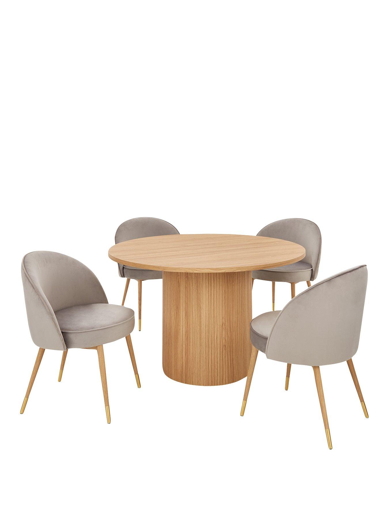 very-home-carina-120-cm-round-dining-table-nbsp4-chairs-oakgreystillFront