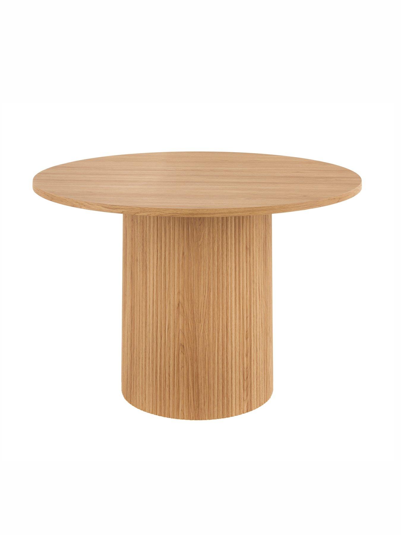 Image 4 of 5 of Very Home Carina 120 cm Round Dining Table +&nbsp;4 Chairs - Oak/Grey - FSC&reg; Certified