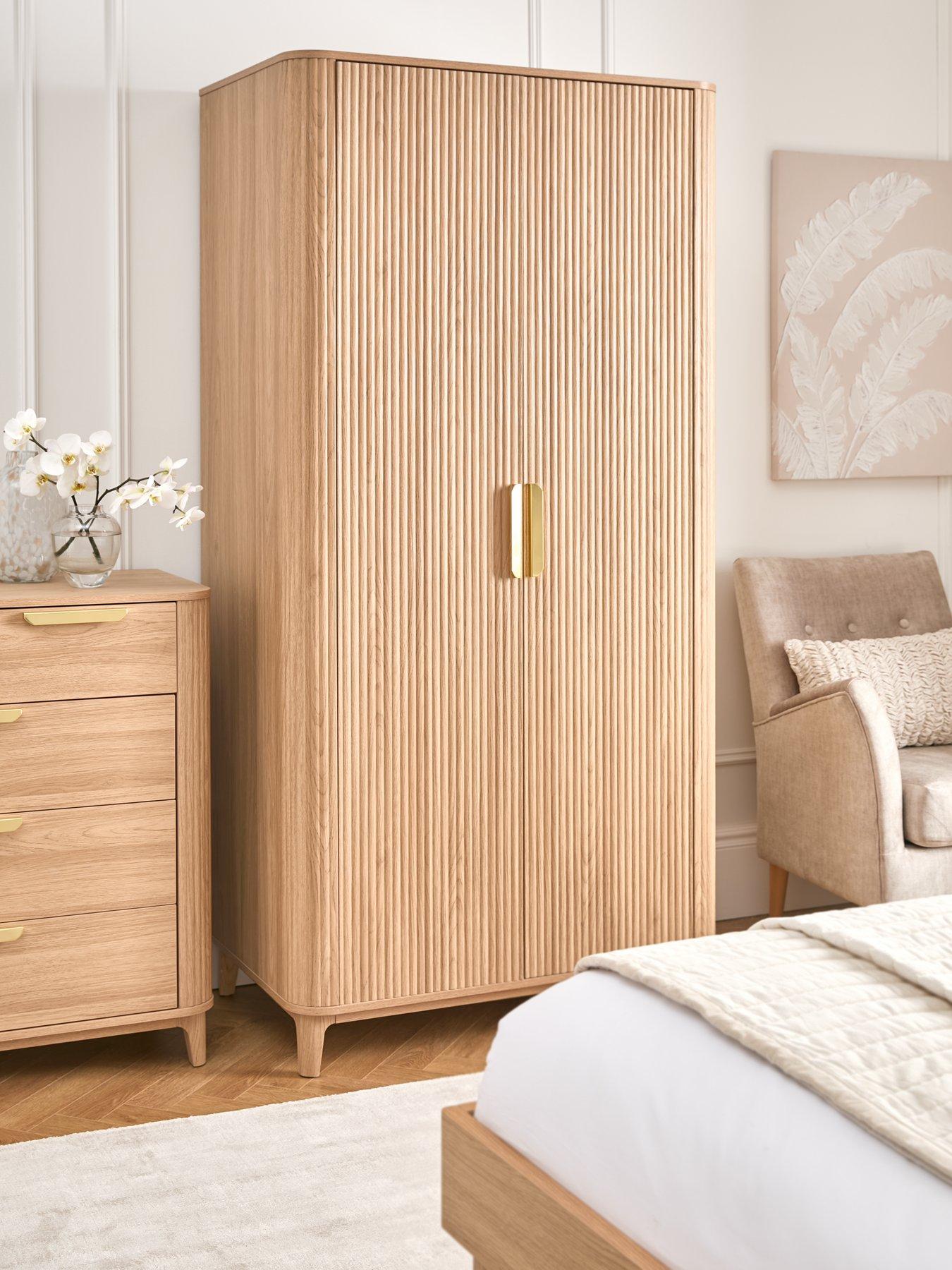 very-home-carina-2-door-wardrobe-oak