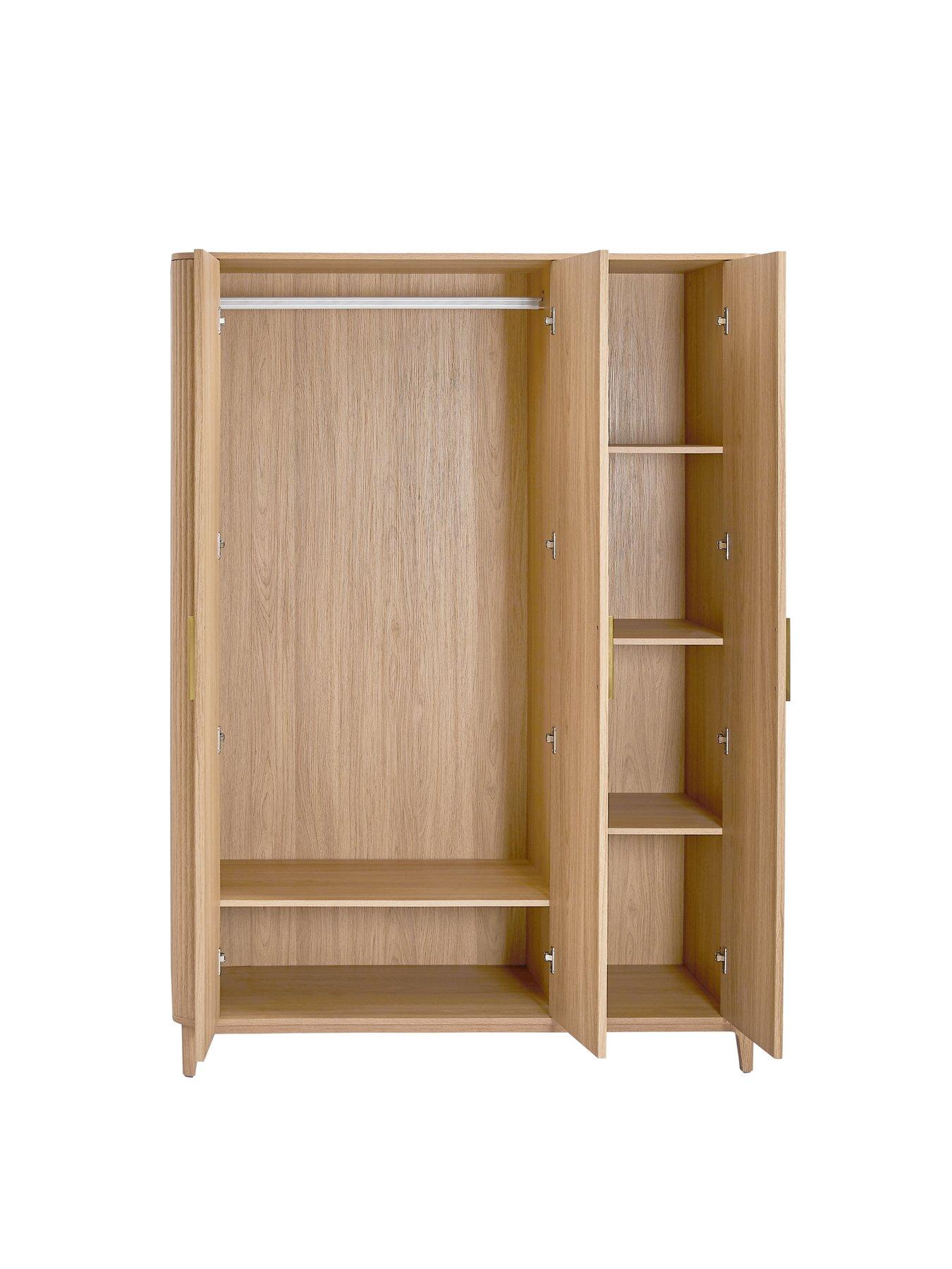 very-home-carina-3-door-wardrobe-oakoutfit