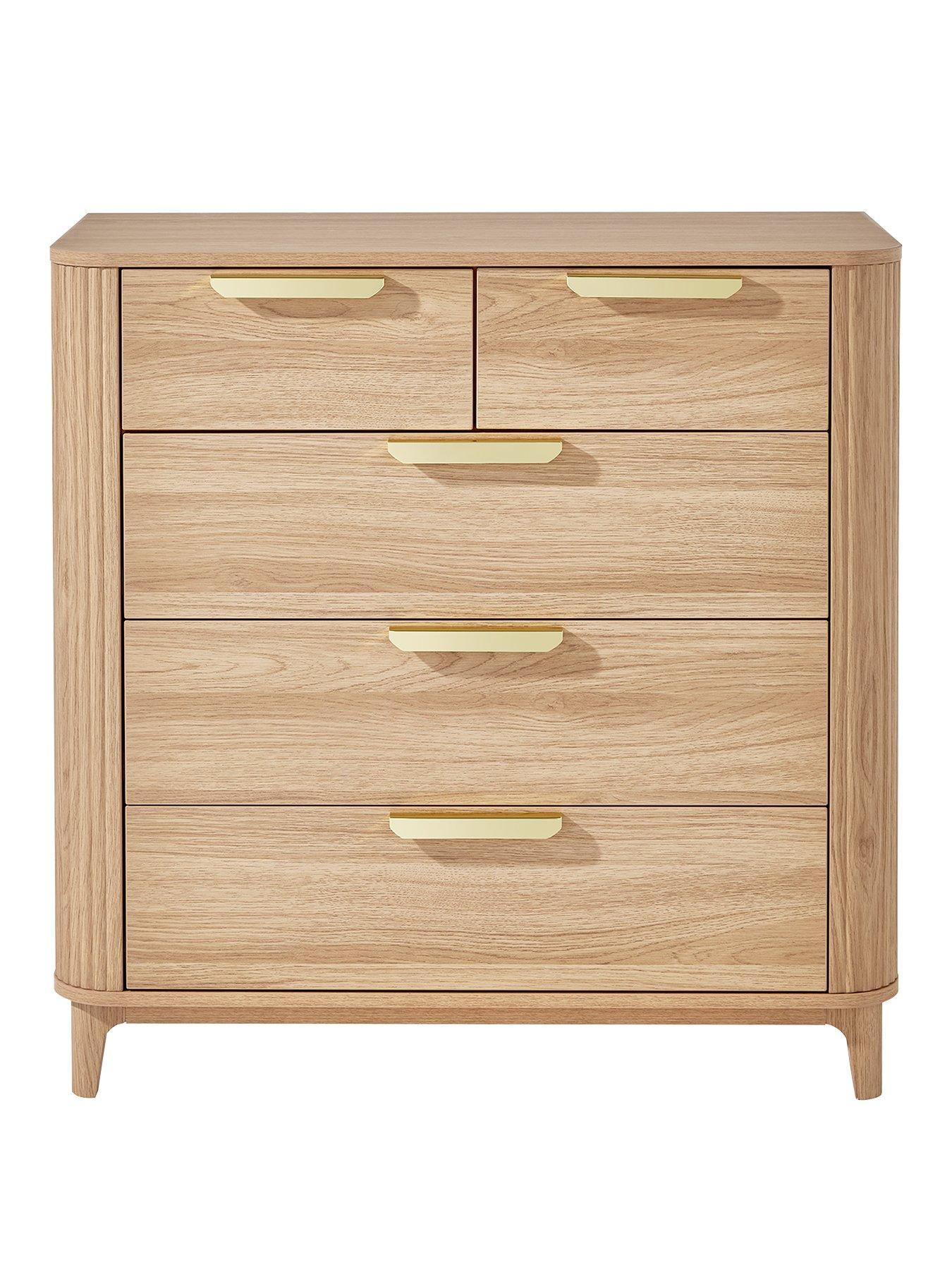 very-home-carina-2nbspnbsp3nbspdrawer-chest-oakstillFront