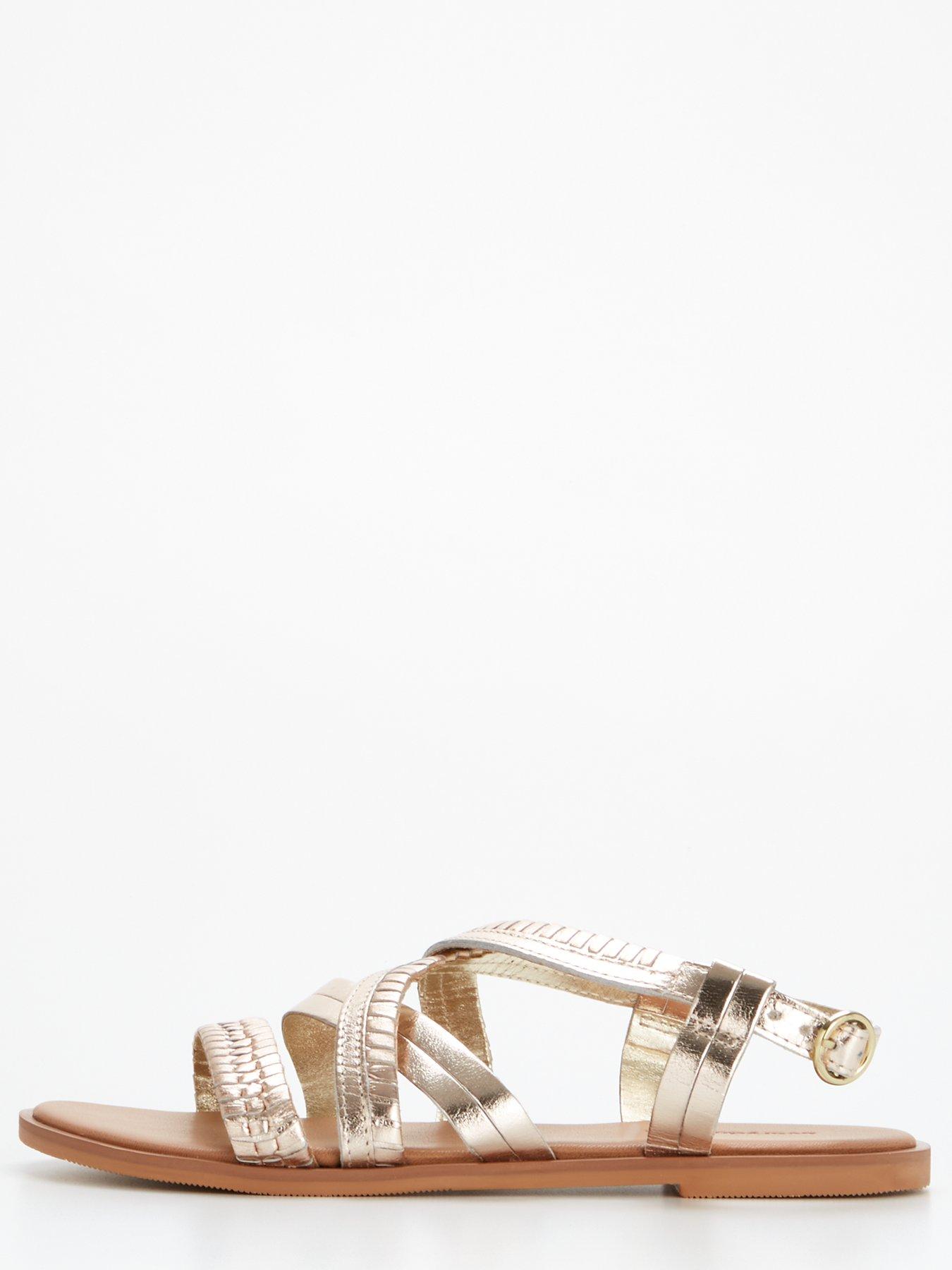 everyday-wide-fit-leather-strappy-sandal-goldstillFront