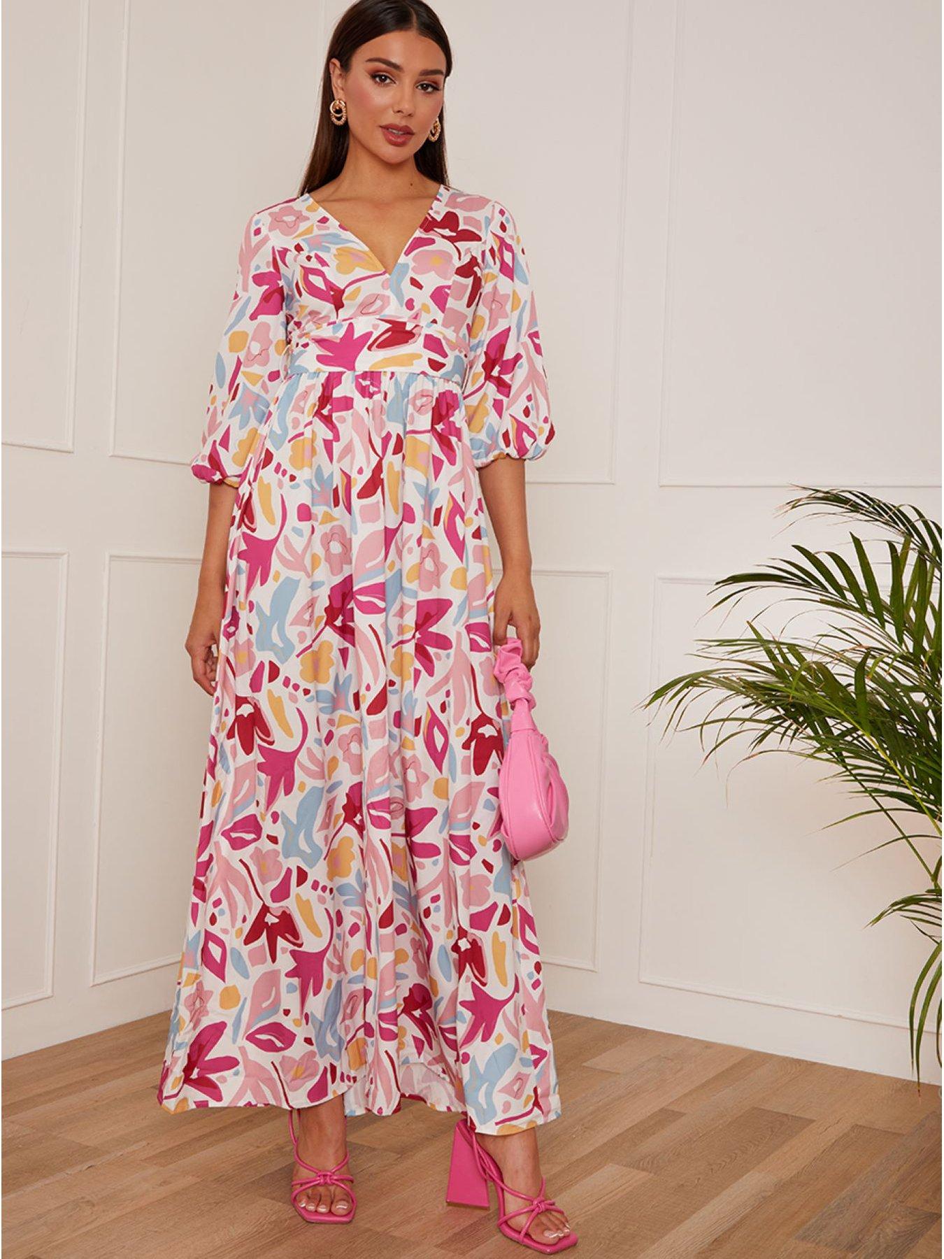 Chi chi london floral hotsell maxi dress