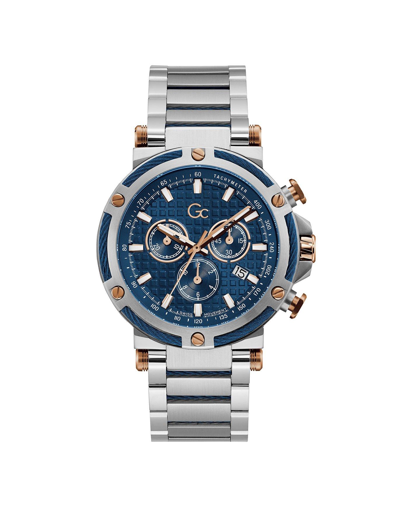 Urban Code Yachting Stainless Steel Men s Swiss Chronograph Watch